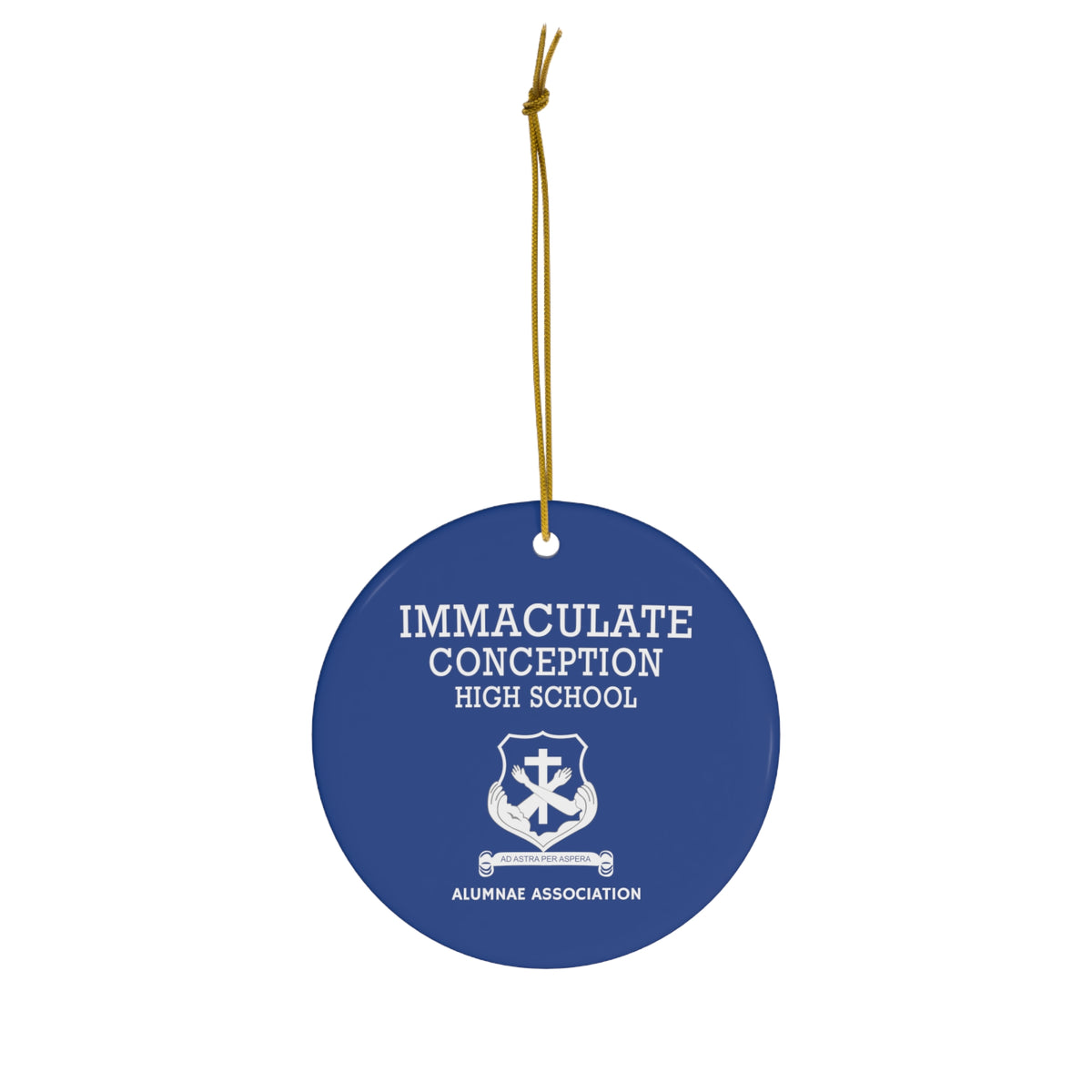 Immaculate Conception High School Alumnae Association Christmas Ornament