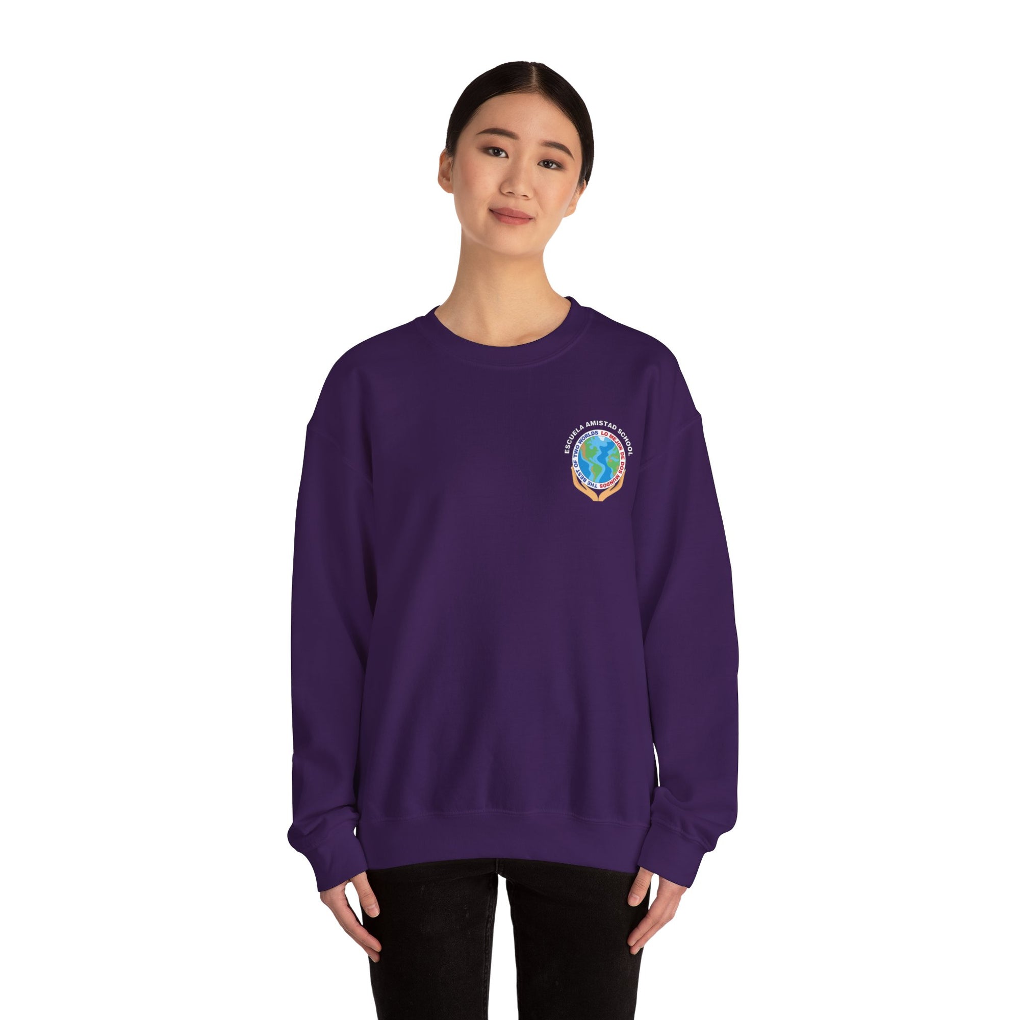 Escuela Amistad School Crewneck Sweatshirts