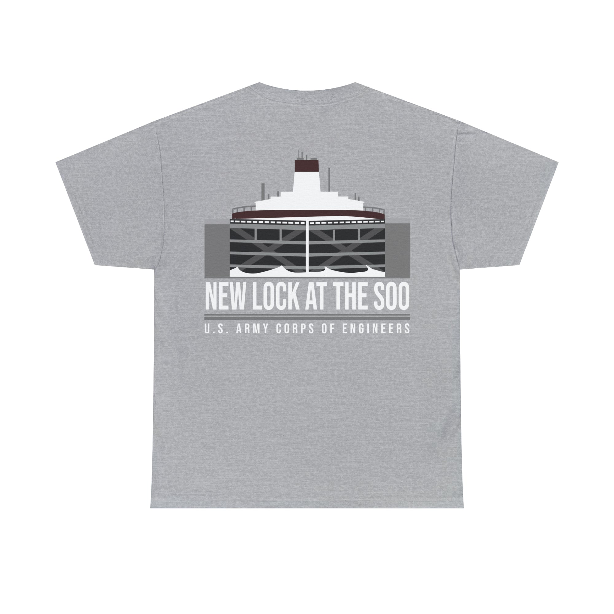 New lock at the Soo White Imprint Unisex Heavy Cotton Tee