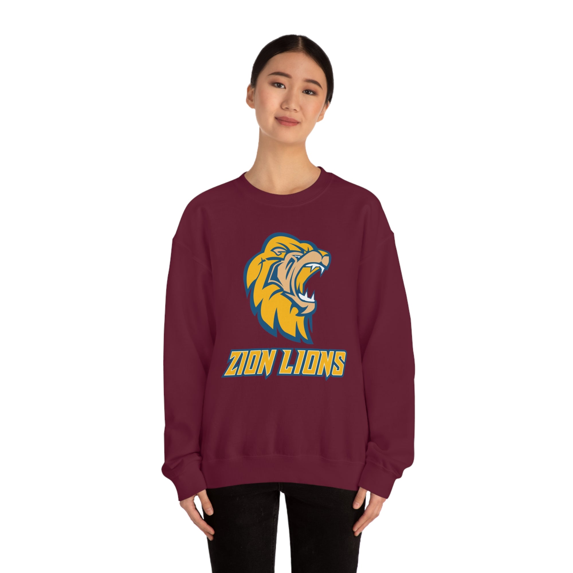 Zion Lions Crewneck Sweatshirts