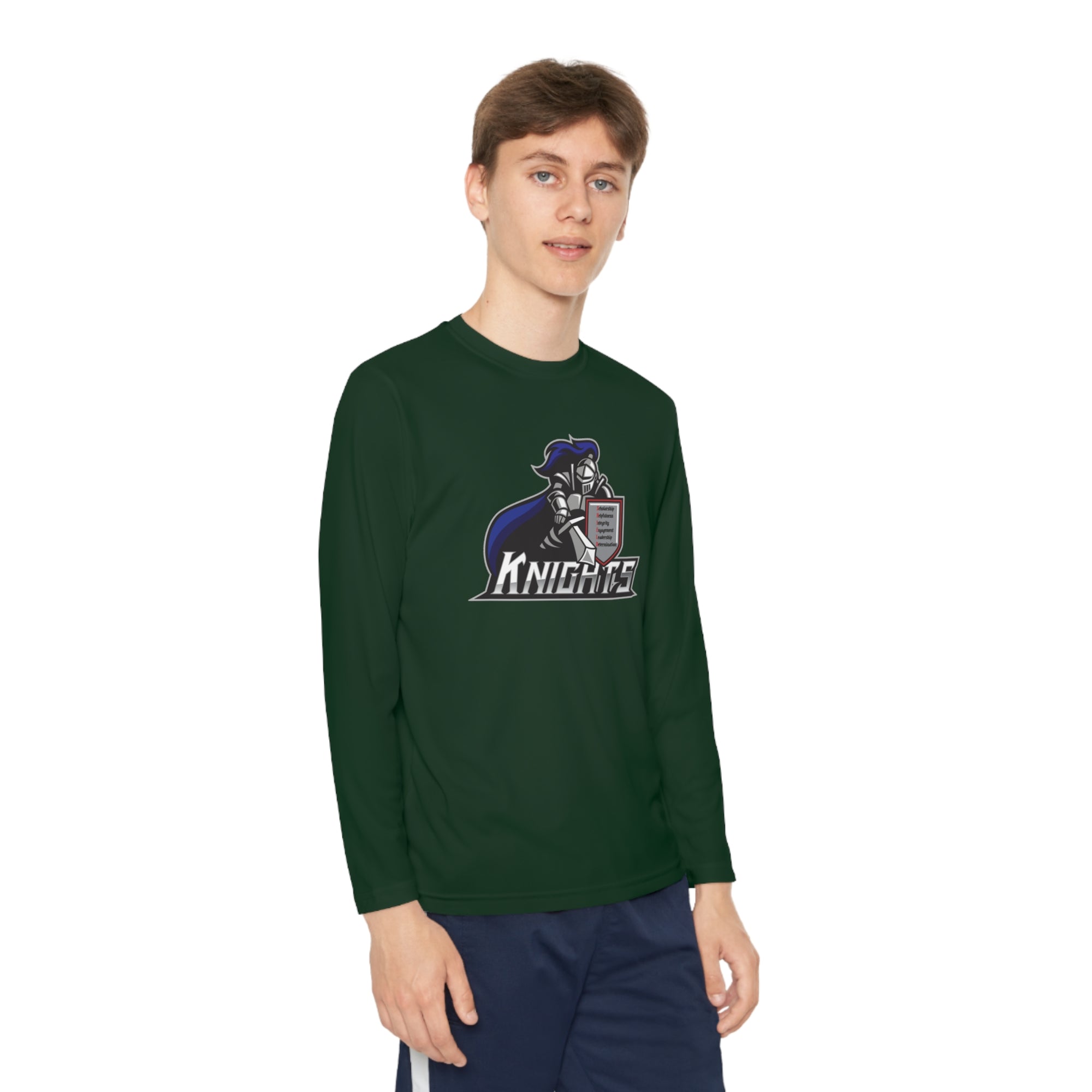 North Pole Middle School Long Sleeve Competitor Tee - YOUTH