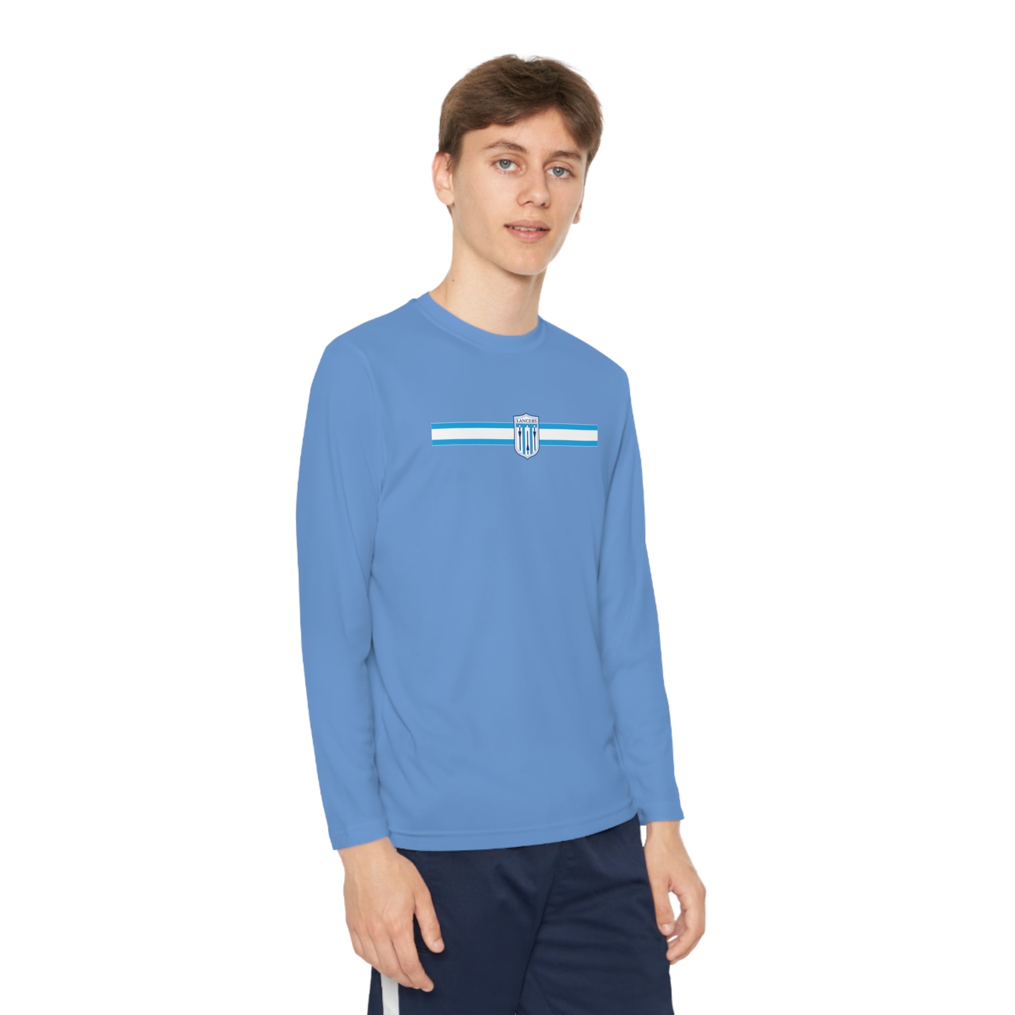 Long Sleeve Lancers Shield Broad logo - YOUTH