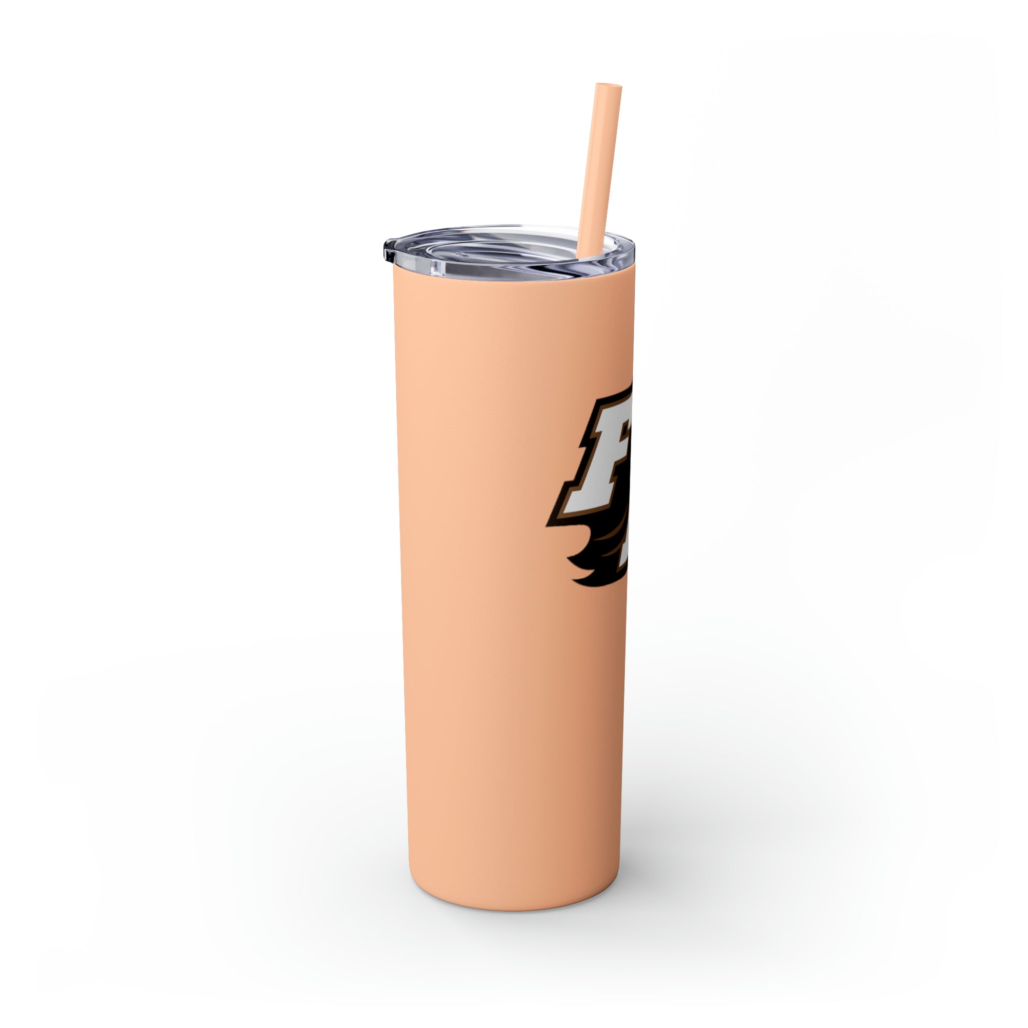 First Academy Drama Team Skinny Tumbler with Straw, 20oz