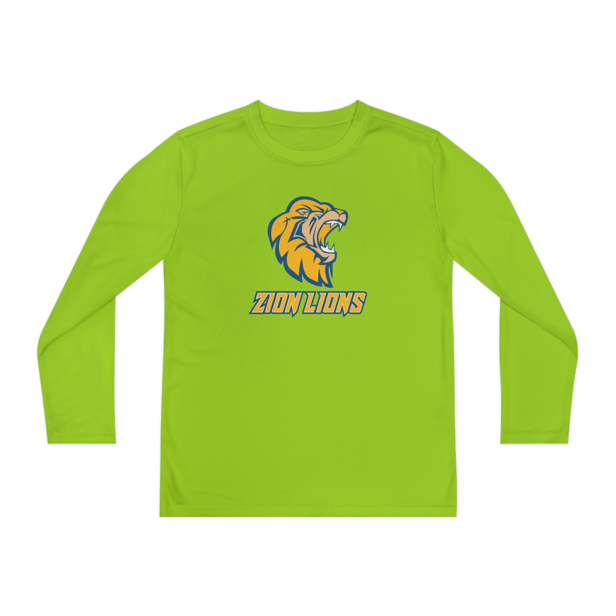Zion Lions Youth Long Sleeve Competitor Tee - YOUTH
