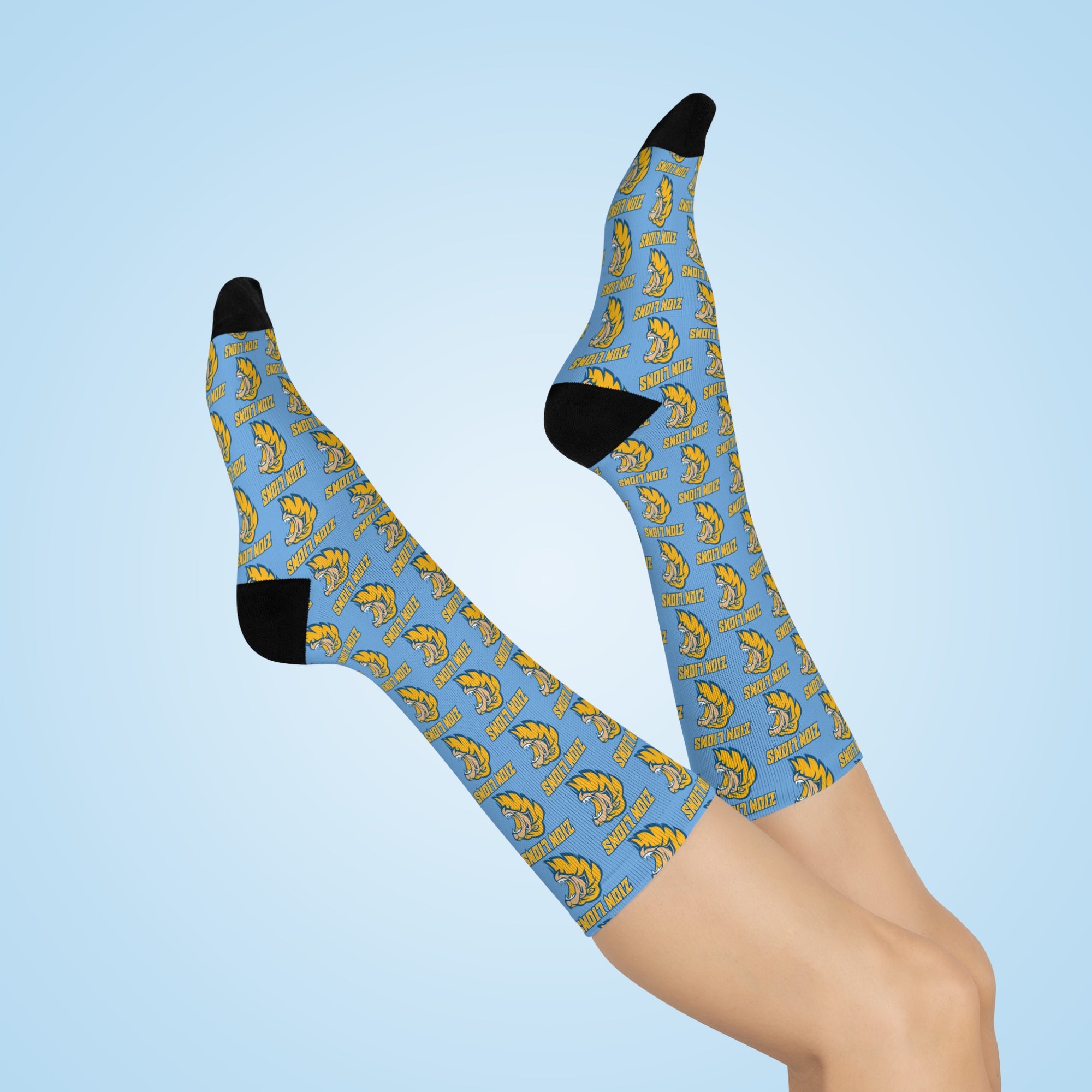 Zion Lions Cushioned Crew Socks