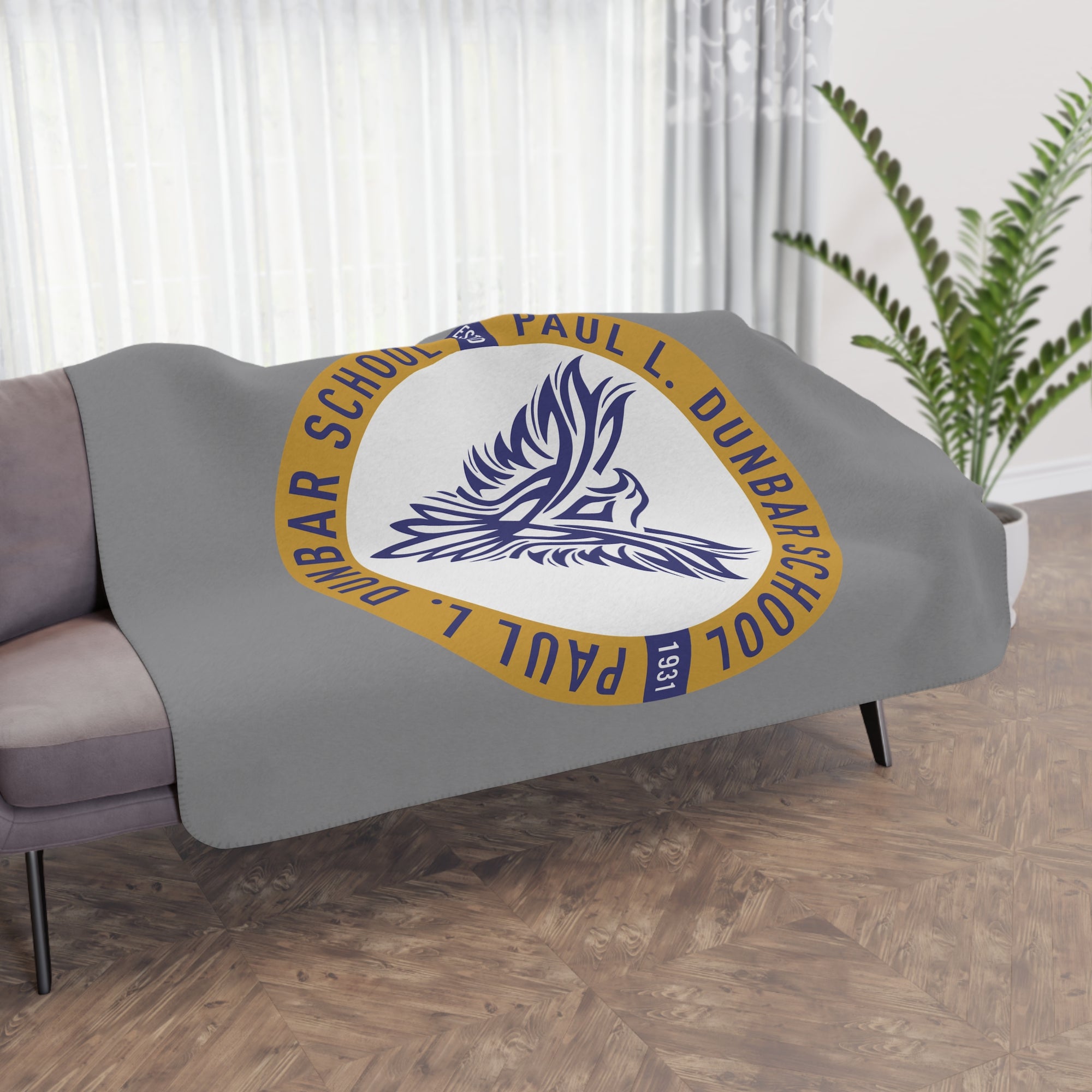 Paul L Dunbar School Sherpa Blanket