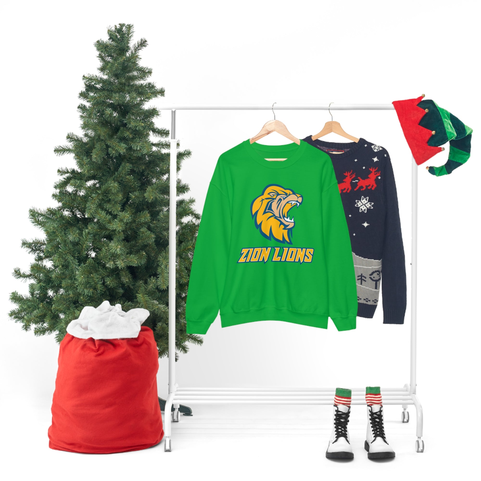 Zion Lions Crewneck Sweatshirts