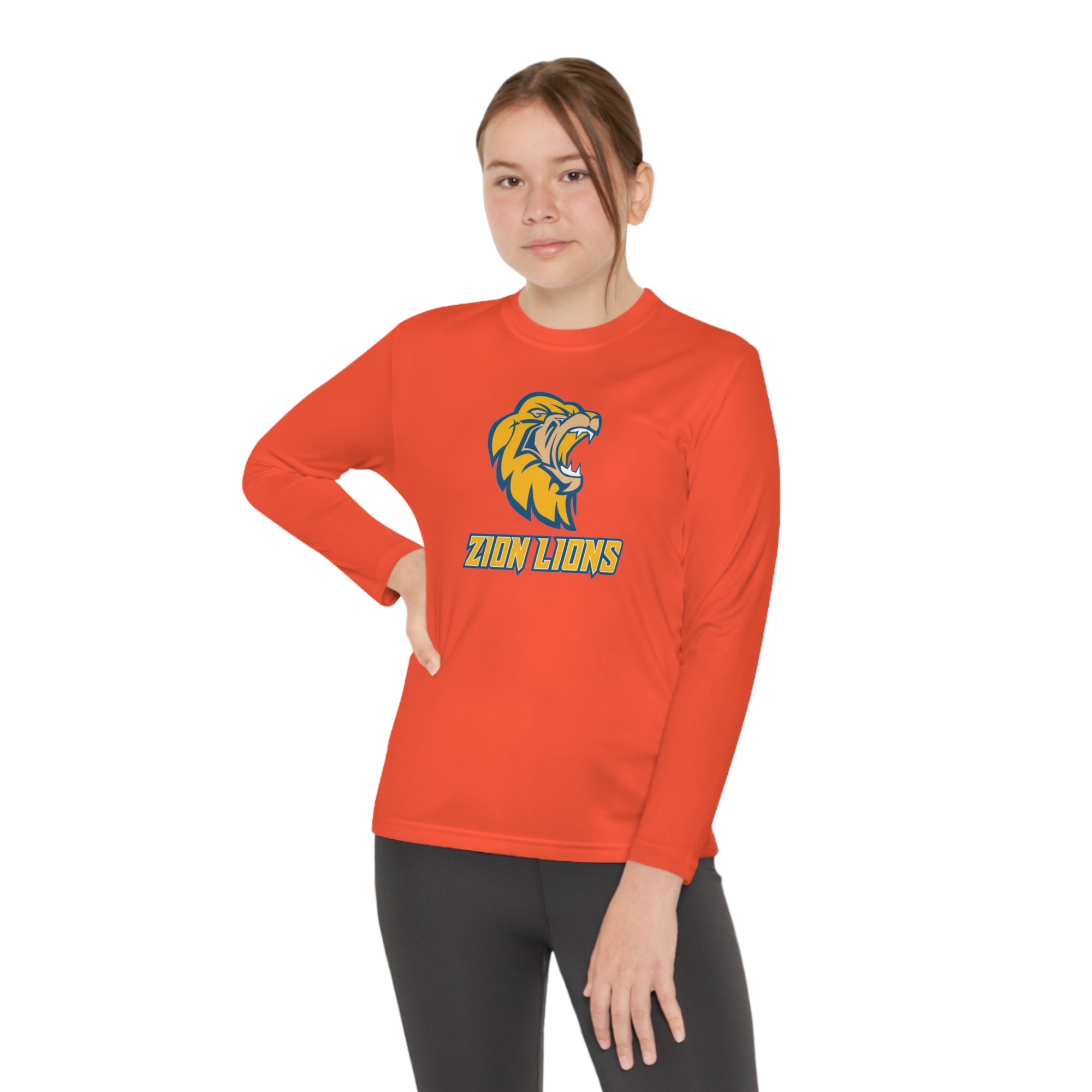 Zion Lions Youth Long Sleeve Competitor Tee - YOUTH
