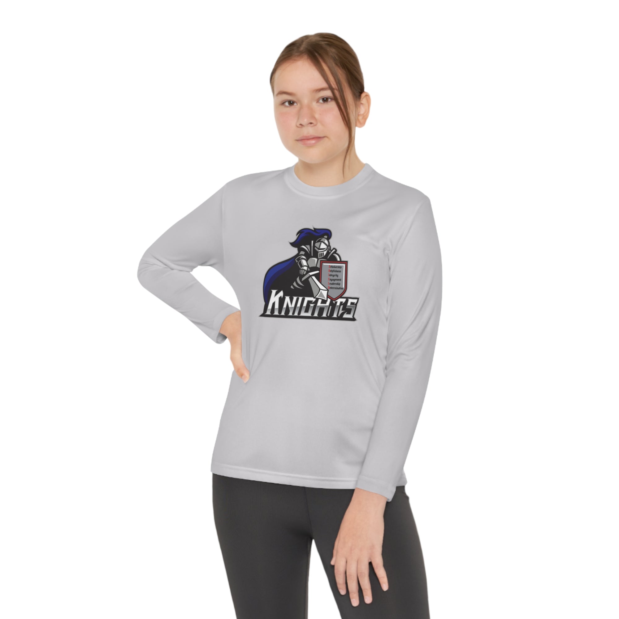 North Pole Middle School Long Sleeve Competitor Tee - YOUTH