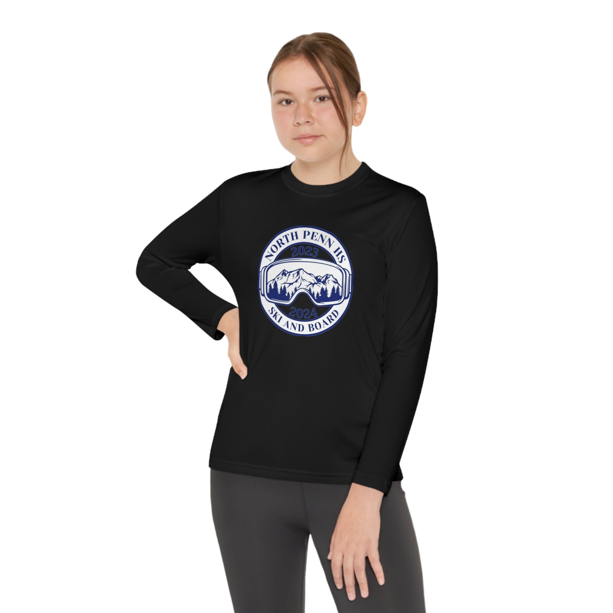 North Penn HS Ski &amp; Board youth Logo Long Sleeve Competitor Youth Tee