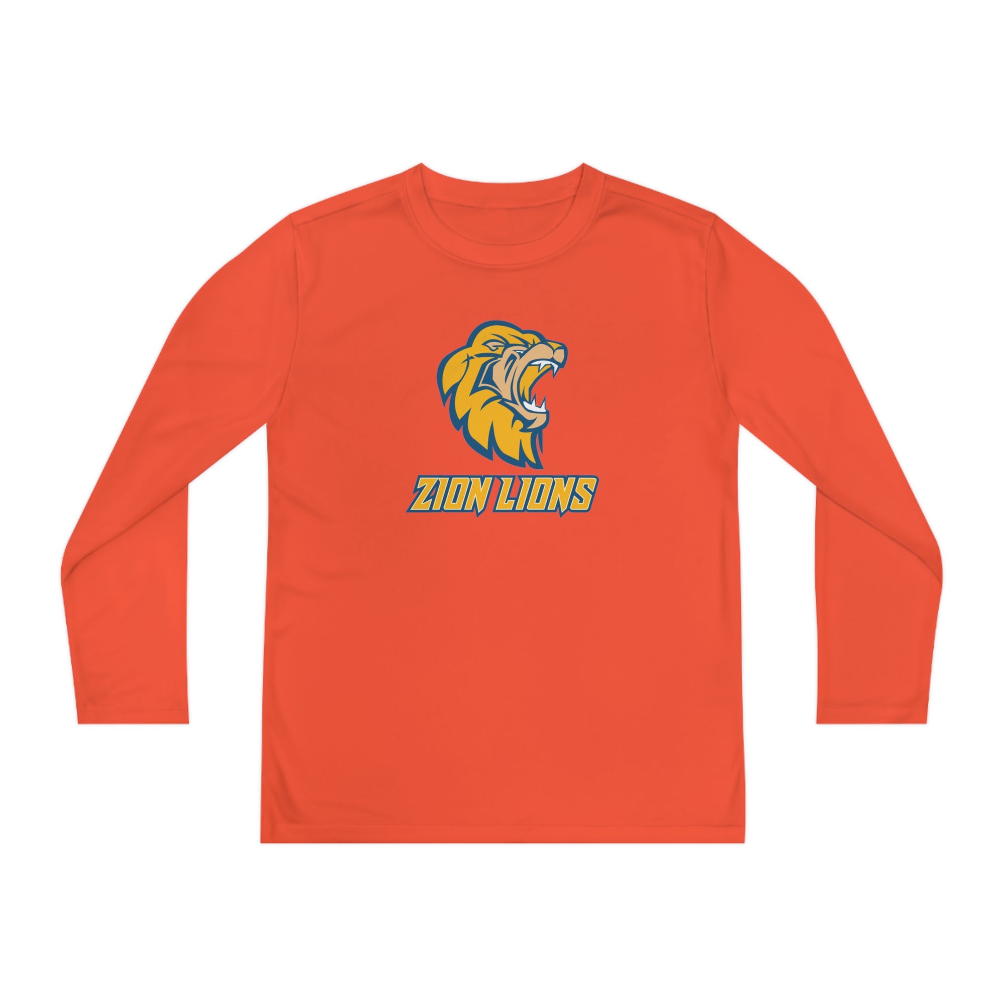 Zion Lions Youth Long Sleeve Competitor Tee - YOUTH