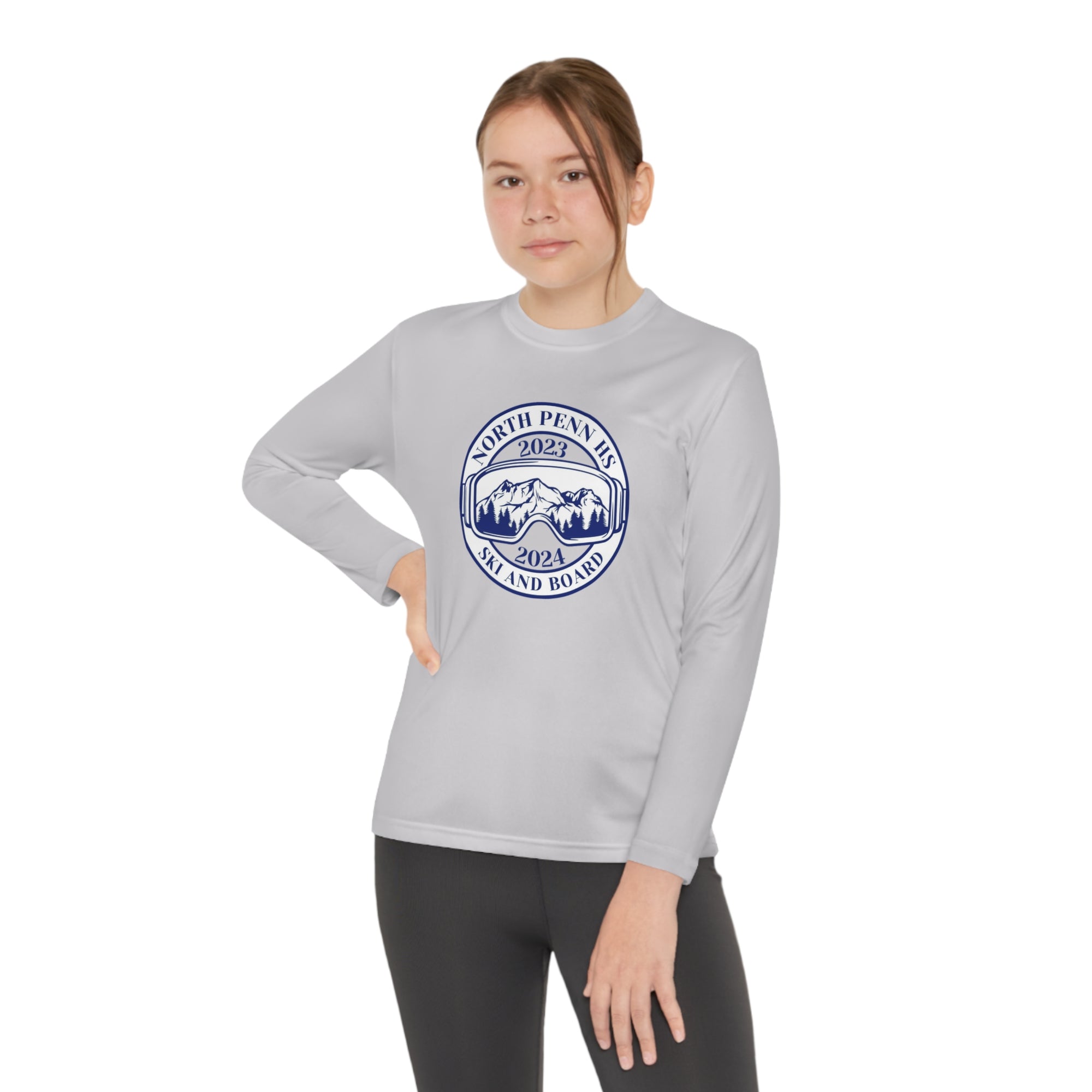 North Penn HS Ski &amp; Board youth Logo Long Sleeve Competitor Youth Tee