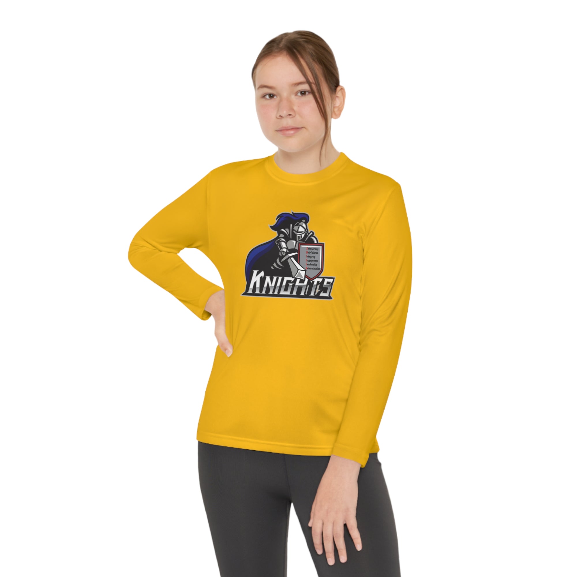 North Pole Middle School Long Sleeve Competitor Tee - YOUTH