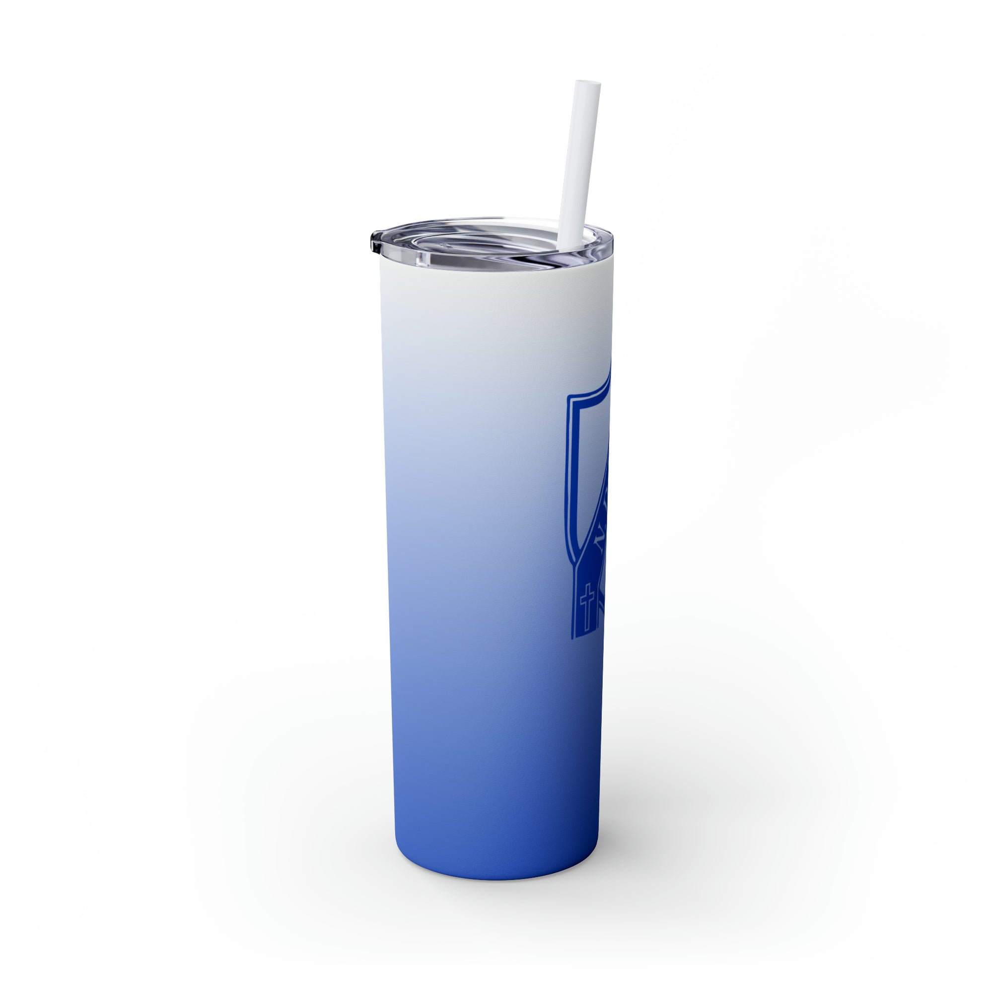 NDICE Skinny Tumbler with Straw, 20oz