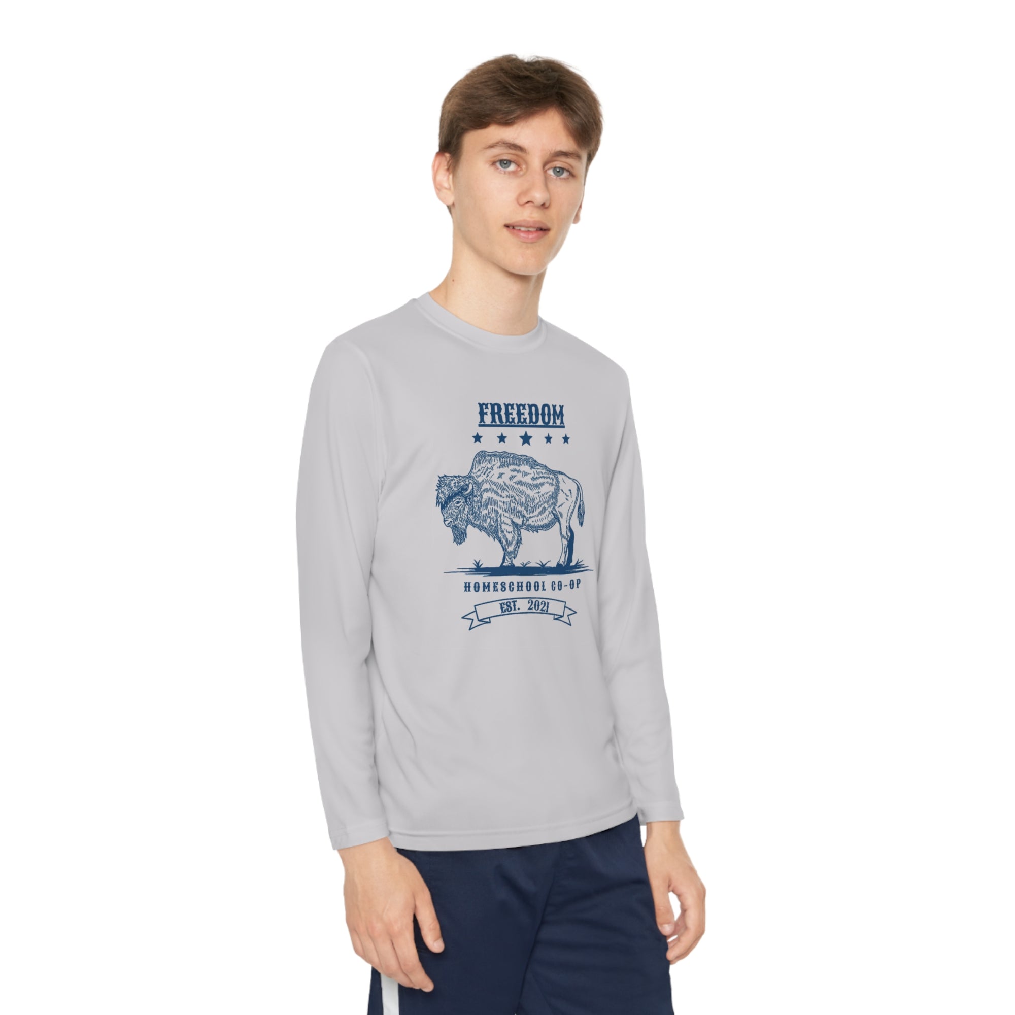 Youth Freedom Homeschool Co-op Long Sleeve Competitor Tee