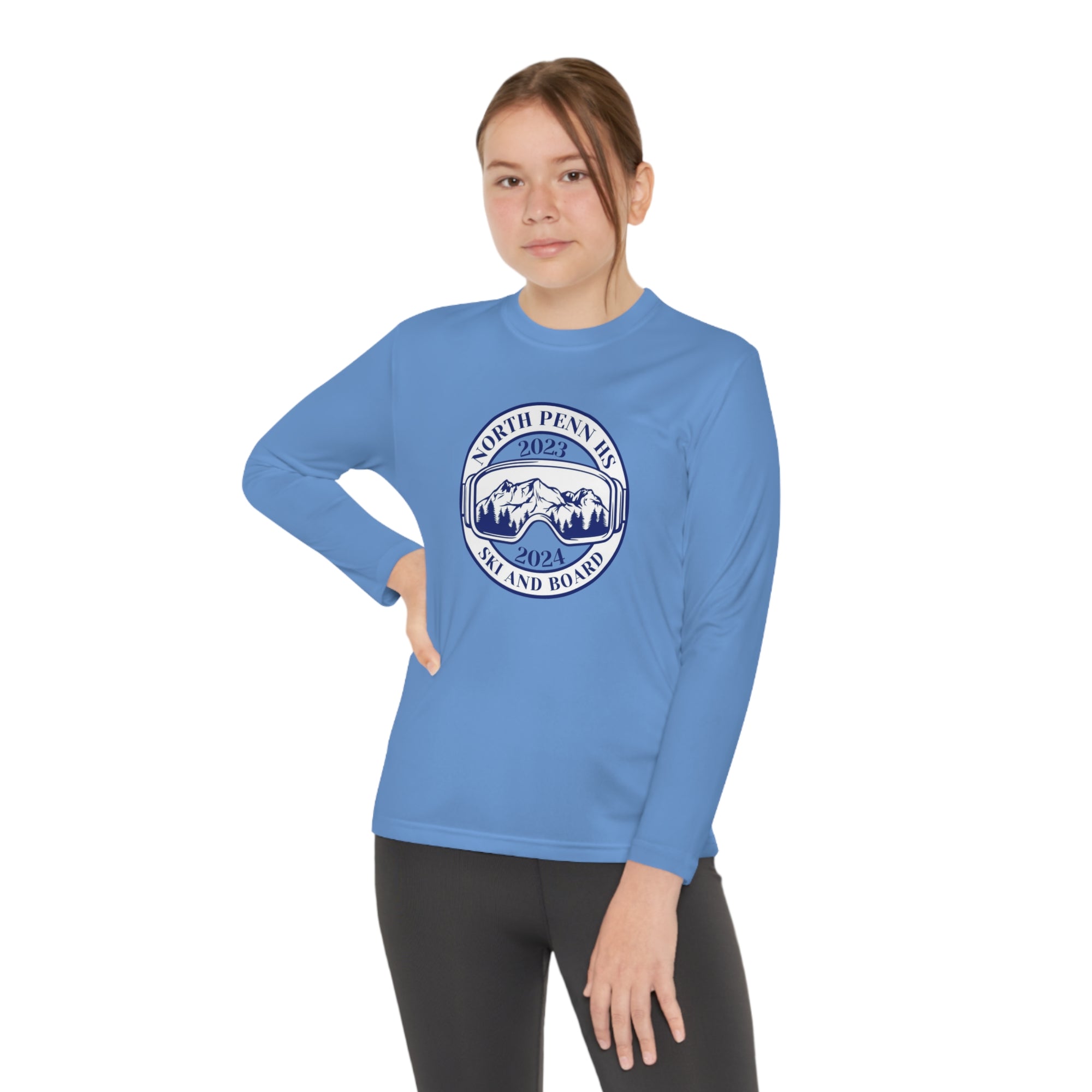 North Penn HS Ski &amp; Board youth Logo Long Sleeve Competitor Youth Tee