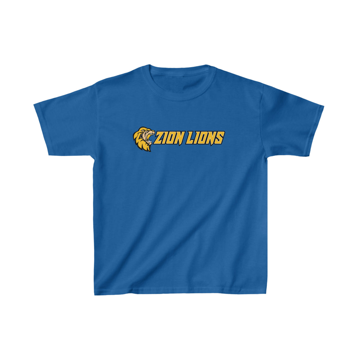 Zion Long Logo with Mascot Heavyweight Tee