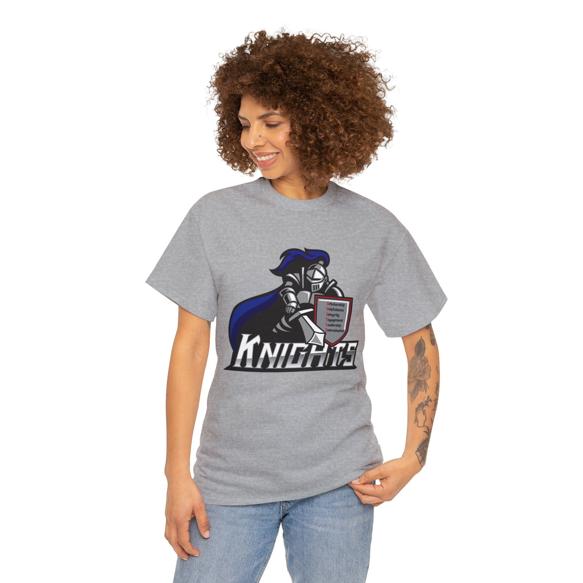 North Pole Middle School Unisex Heavy Cotton Tee