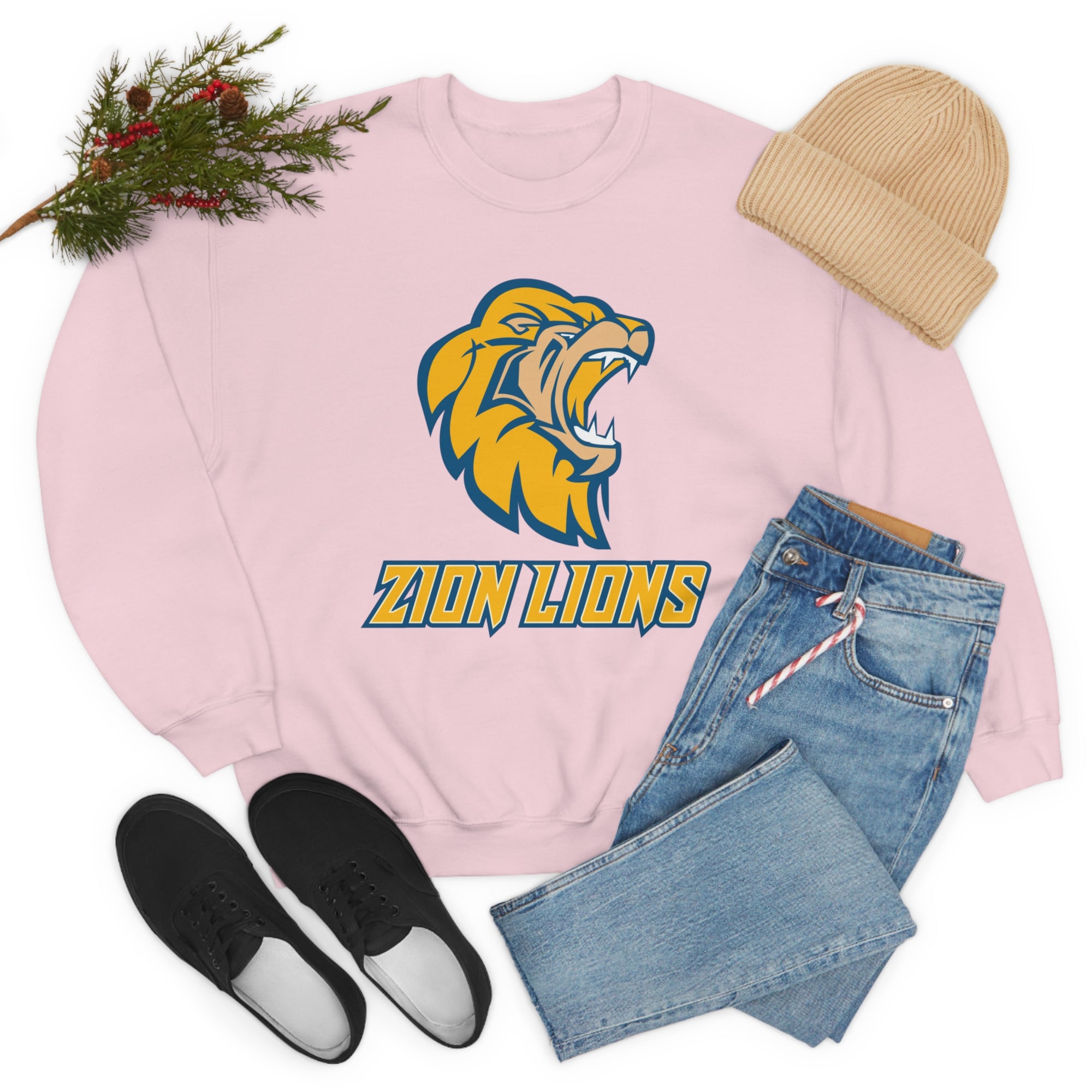 Zion Lions Crewneck Sweatshirts