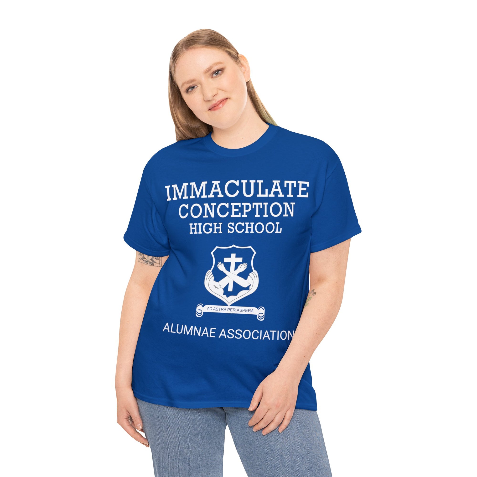 Immaculate Conception High School Alumnae Association Unisex Heavy Cotton Tee