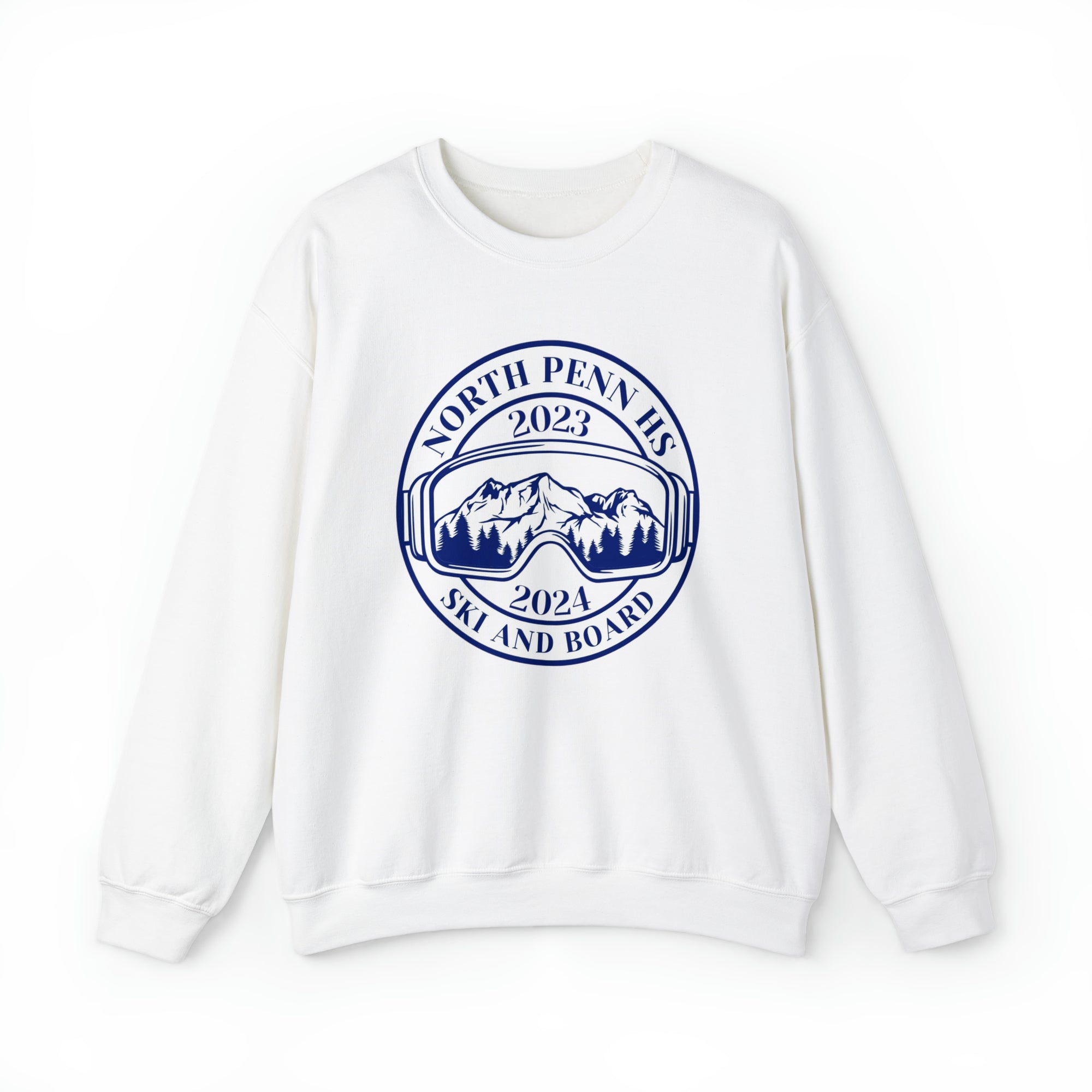 North Penn HS Ski &amp; Board Crewneck Sweatshirts