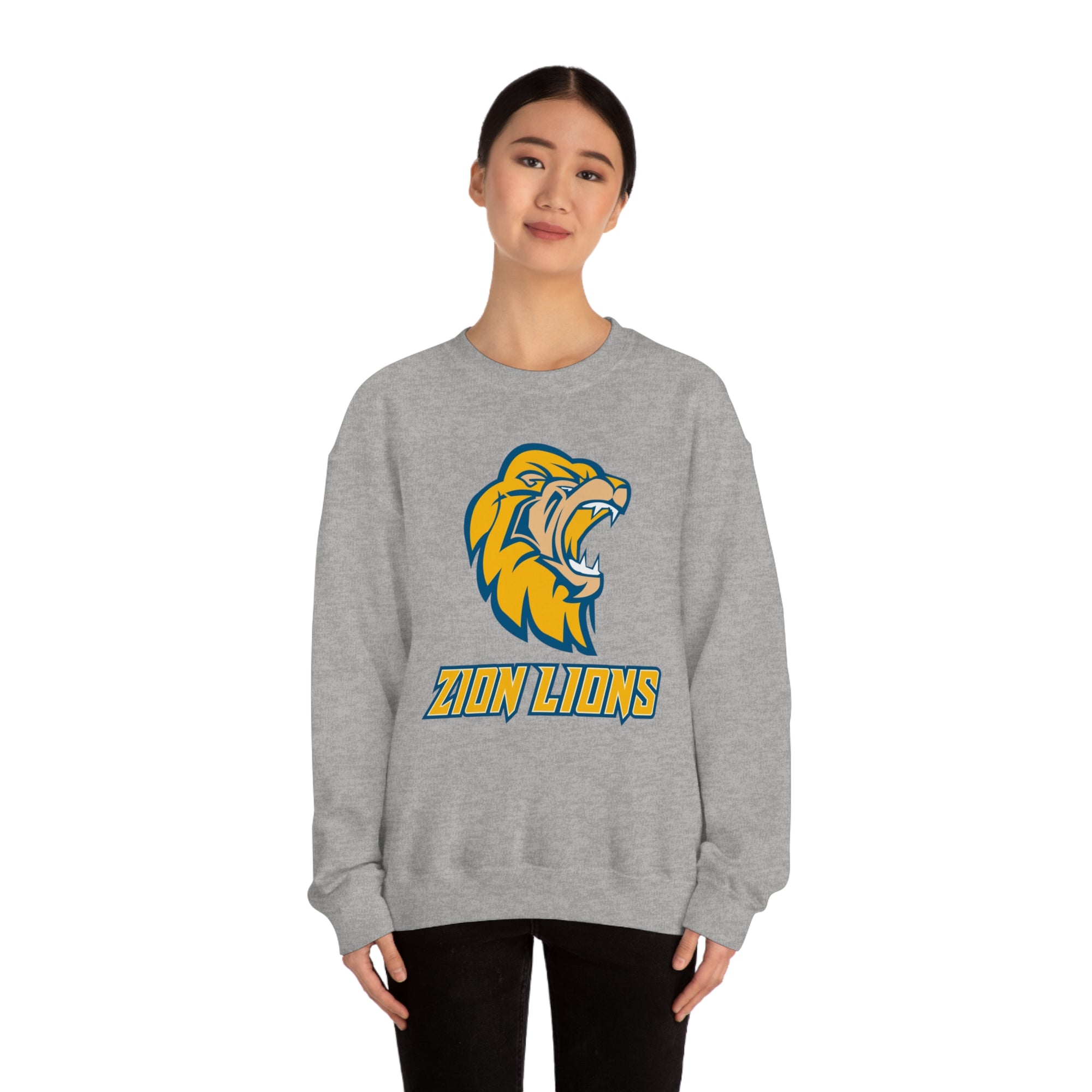 Zion Lions Crewneck Sweatshirts