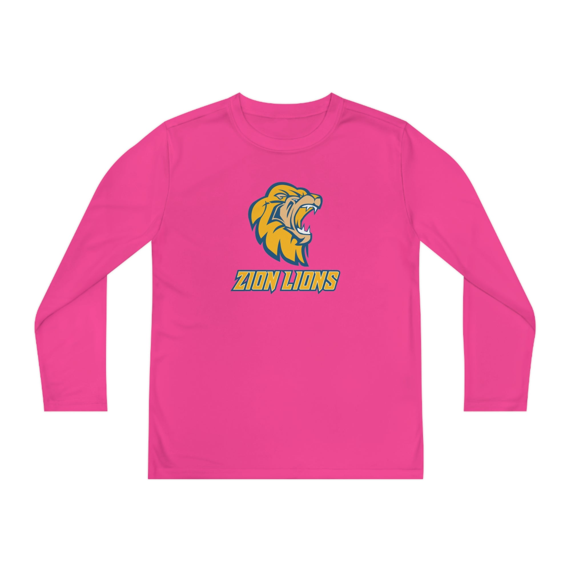 Zion Lions Youth Long Sleeve Competitor Tee - YOUTH