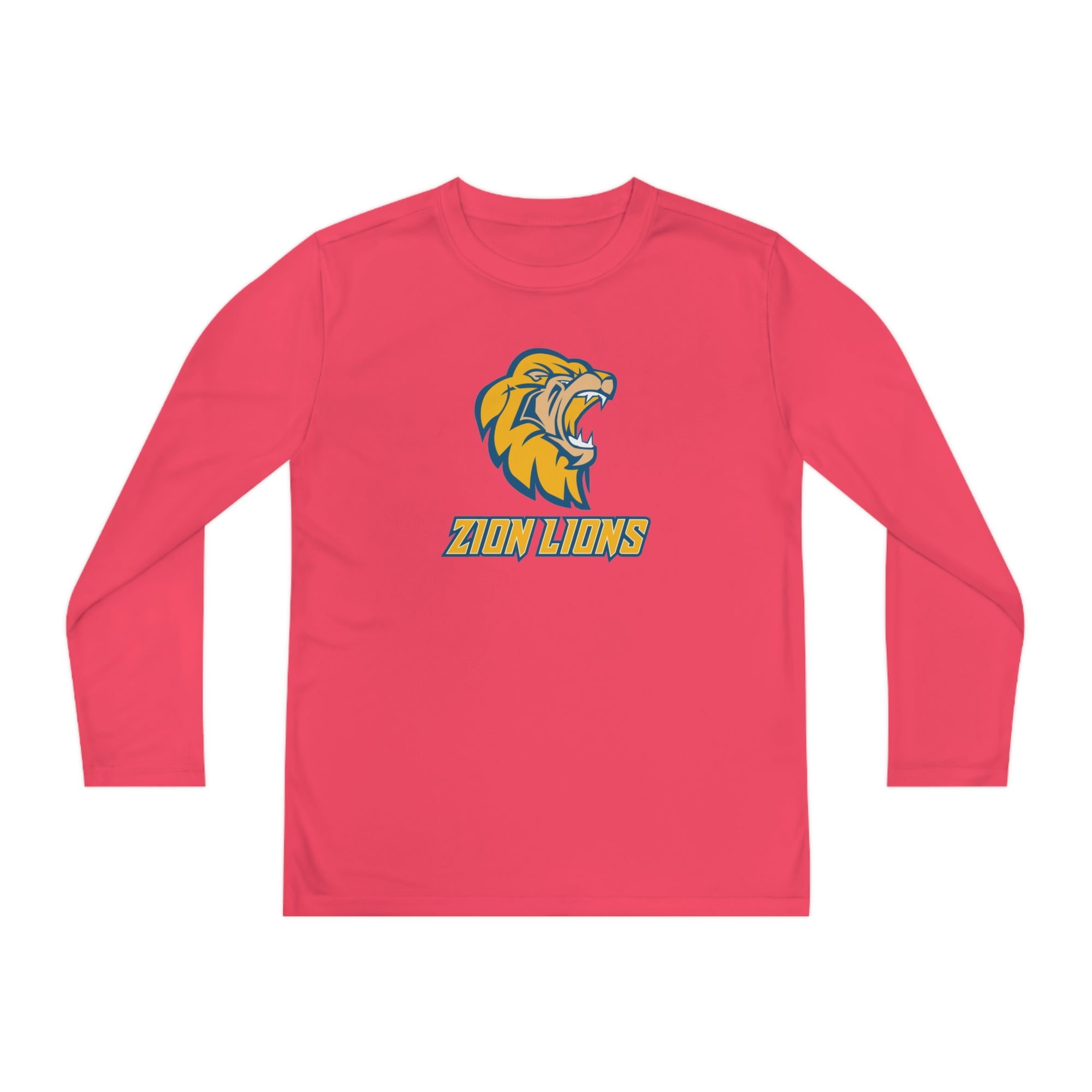 Zion Lions Youth Long Sleeve Competitor Tee - YOUTH