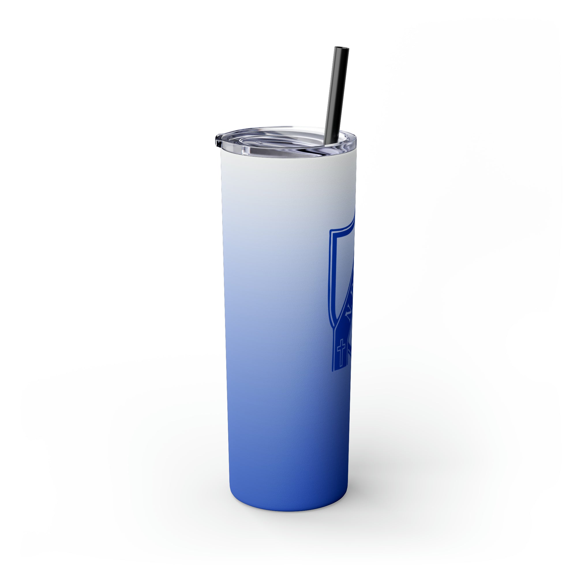 NDICE Skinny Tumbler with Straw, 20oz