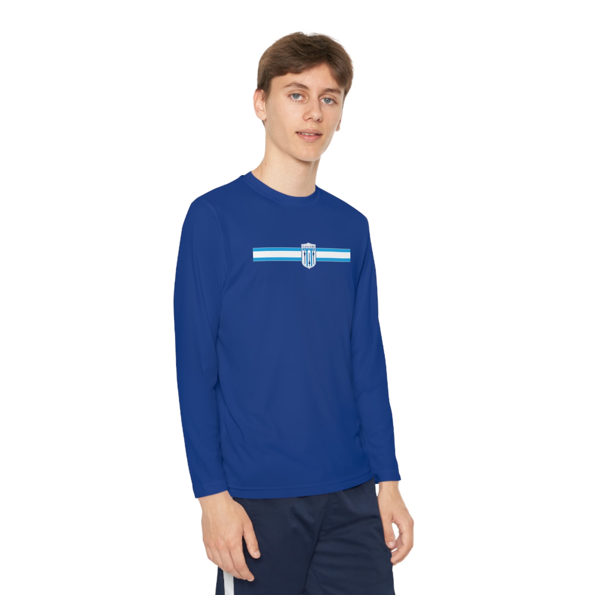 Long Sleeve Lancers Shield Broad logo - YOUTH