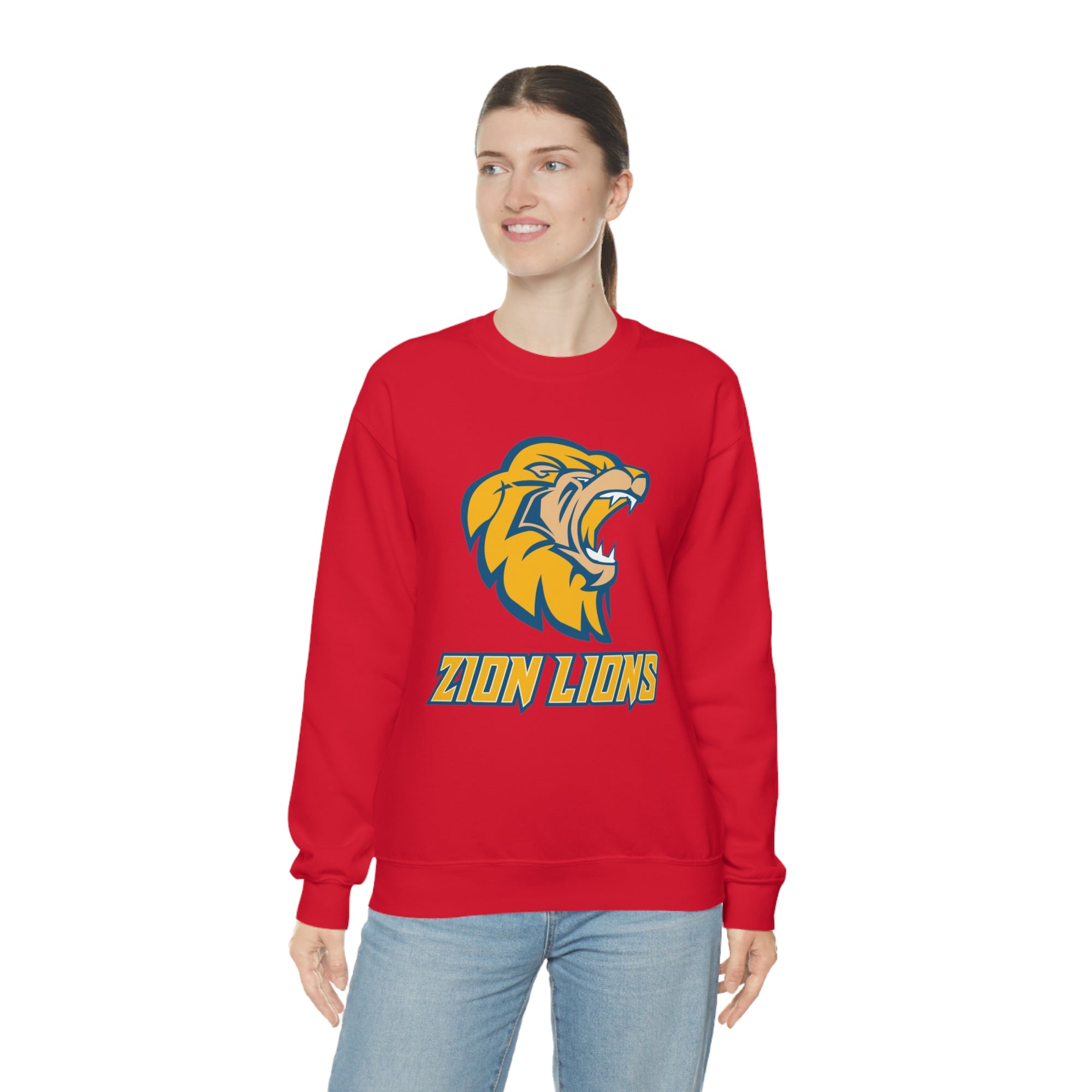 Zion Lions Crewneck Sweatshirts