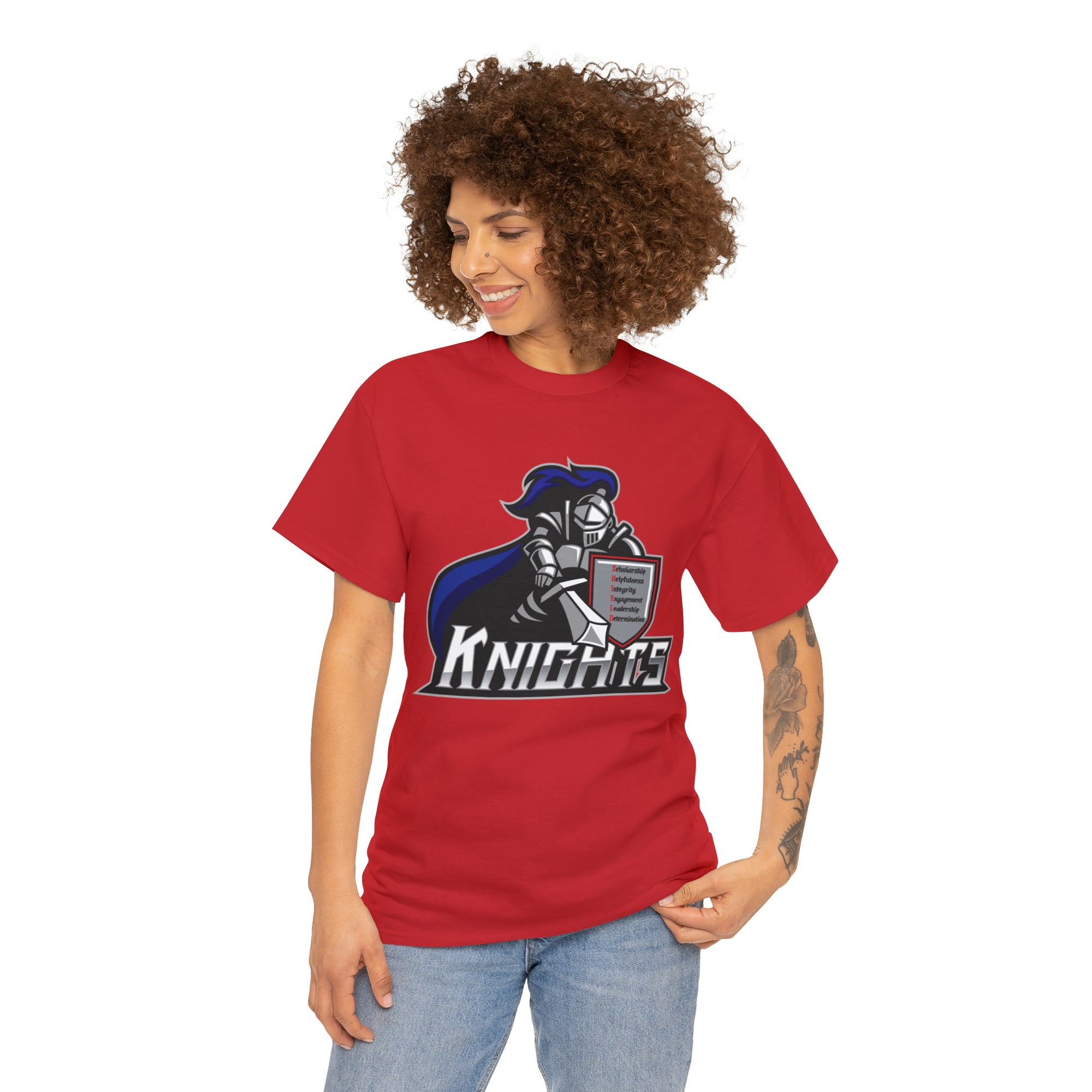 North Pole Middle School Unisex Heavy Cotton Tee