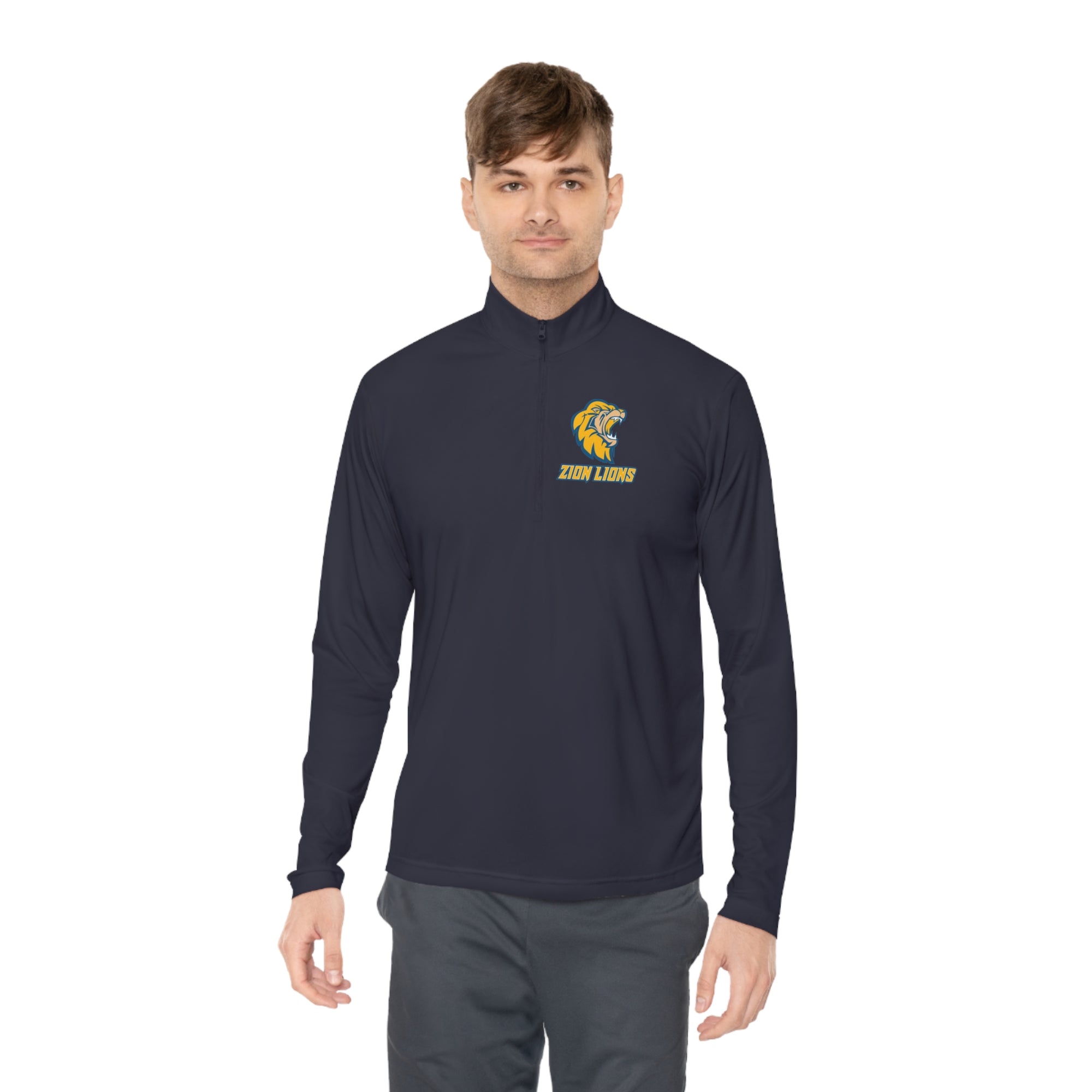 Zion Lions Unisex Quarter-Zip Pullover
