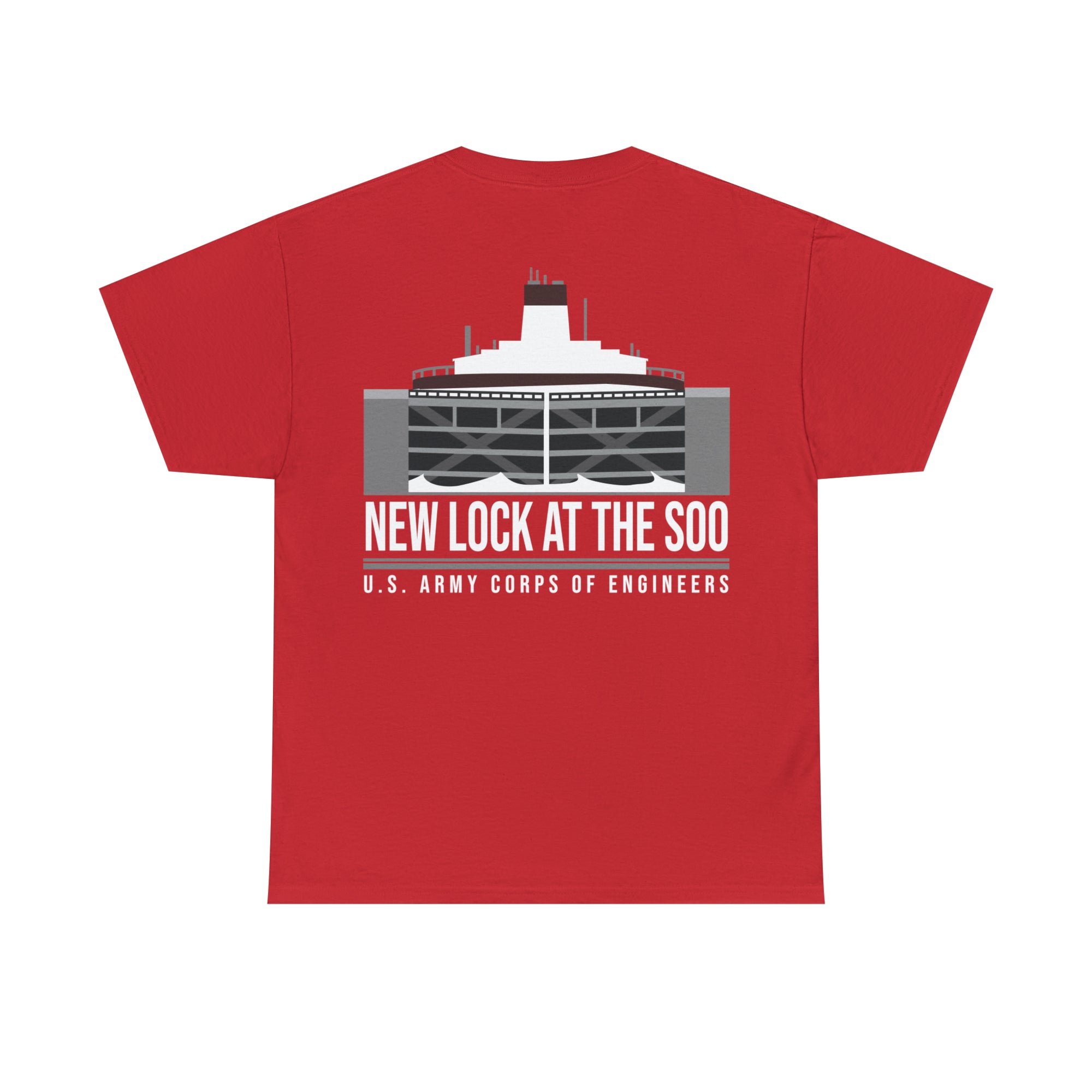 New lock at the Soo White Imprint Unisex Heavy Cotton Tee