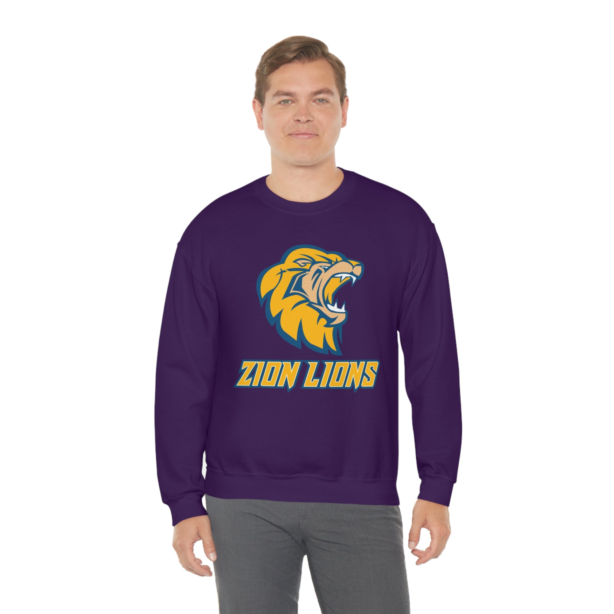 Zion Lions Crewneck Sweatshirts