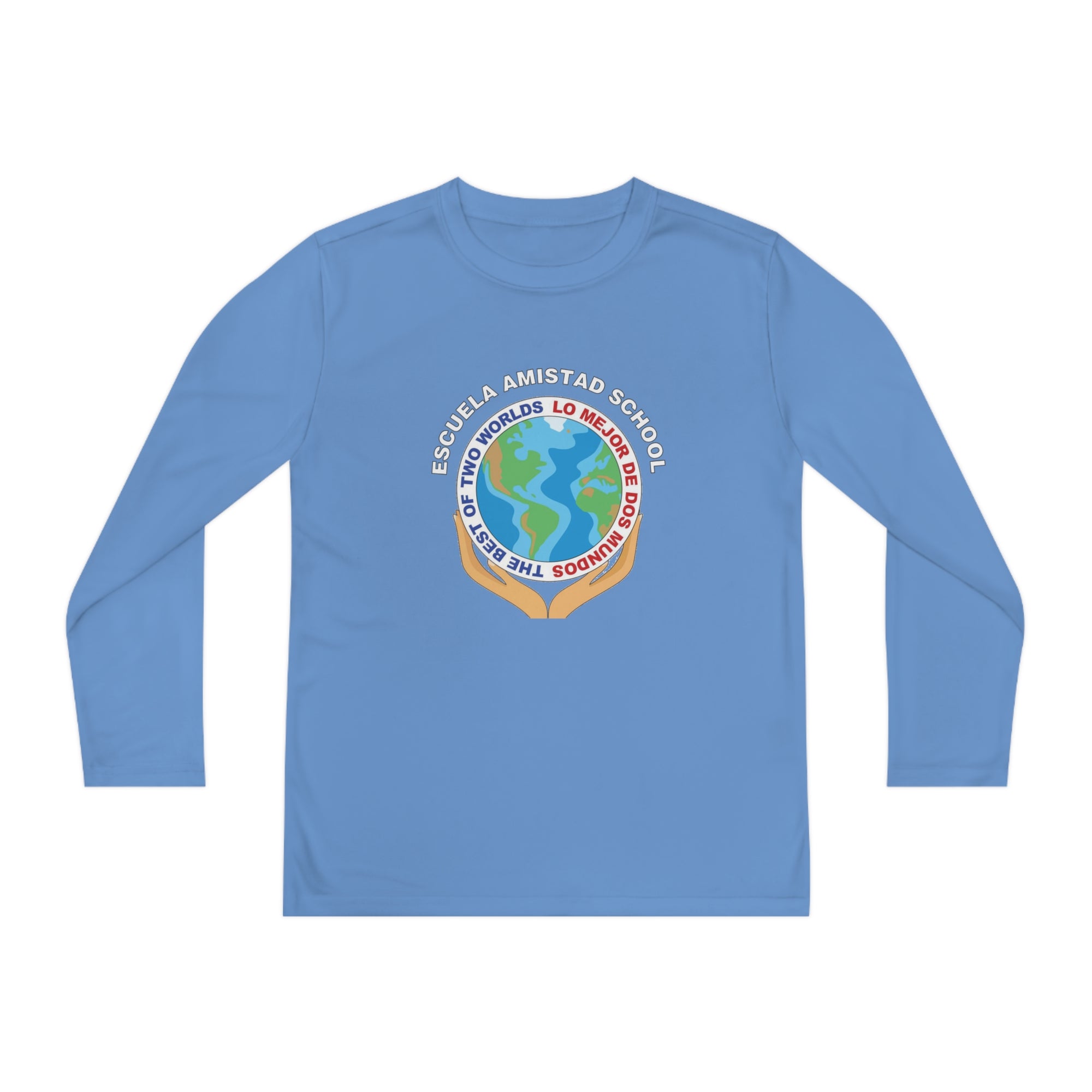 Youth Escuela Amistad School Long Sleeve Competitor Tee