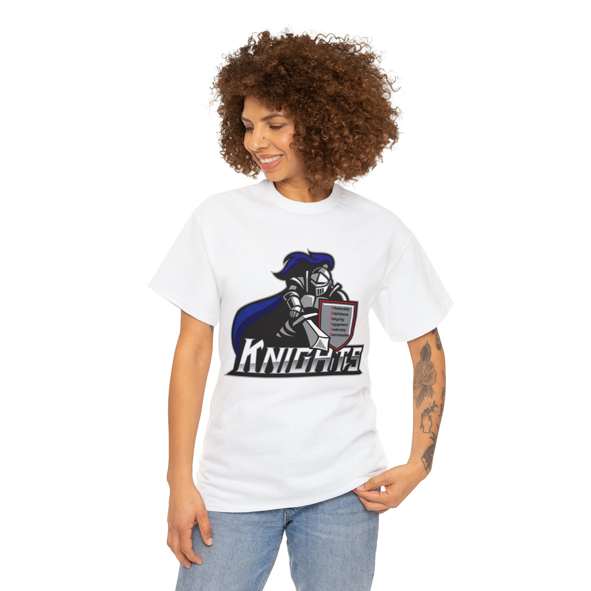 North Pole Middle School Unisex Heavy Cotton Tee