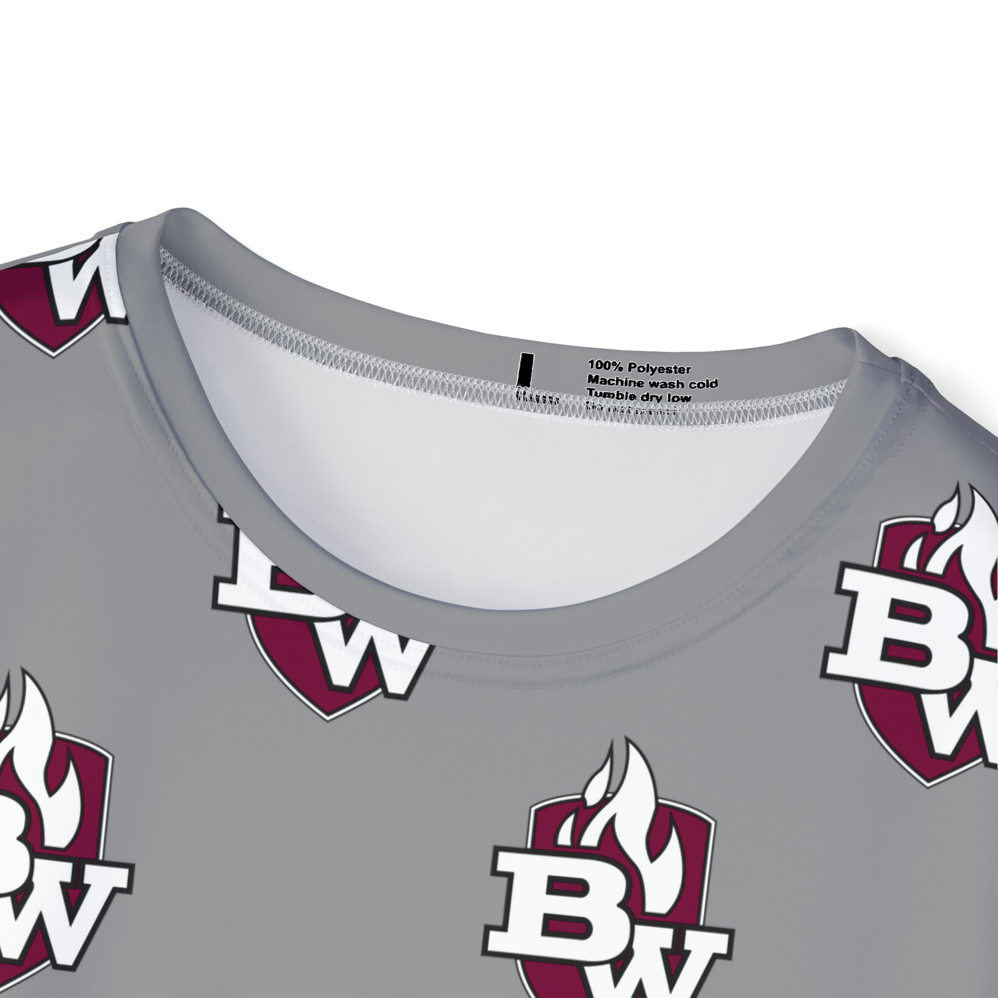 Men's Maroon Shield Sports Jersey (AOP)