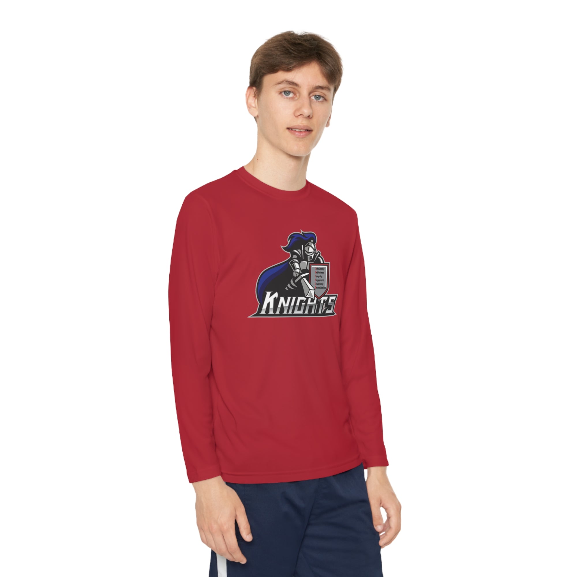 North Pole Middle School Long Sleeve Competitor Tee - YOUTH