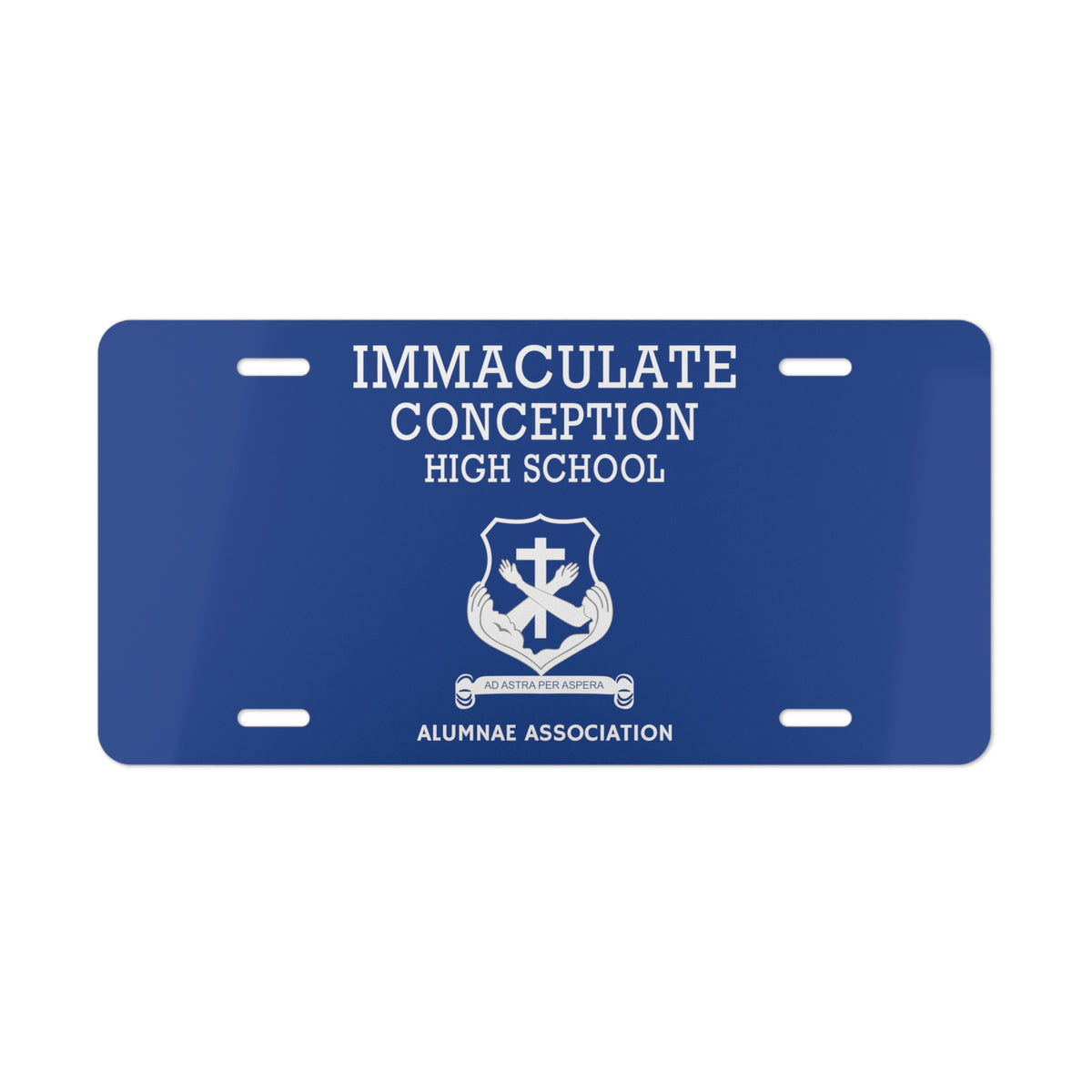 Immaculate Conception High School Alumnae Association Vanity Plate