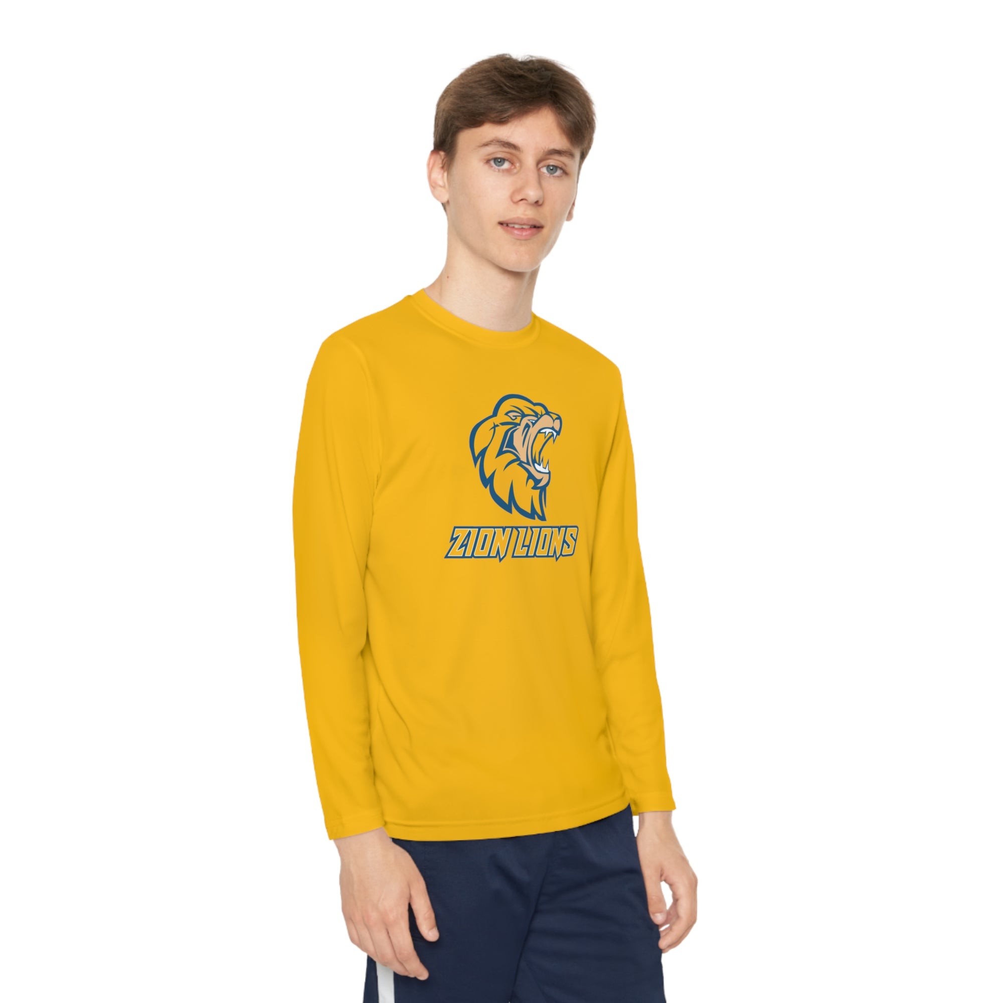 Zion Lions Youth Long Sleeve Competitor Tee - YOUTH