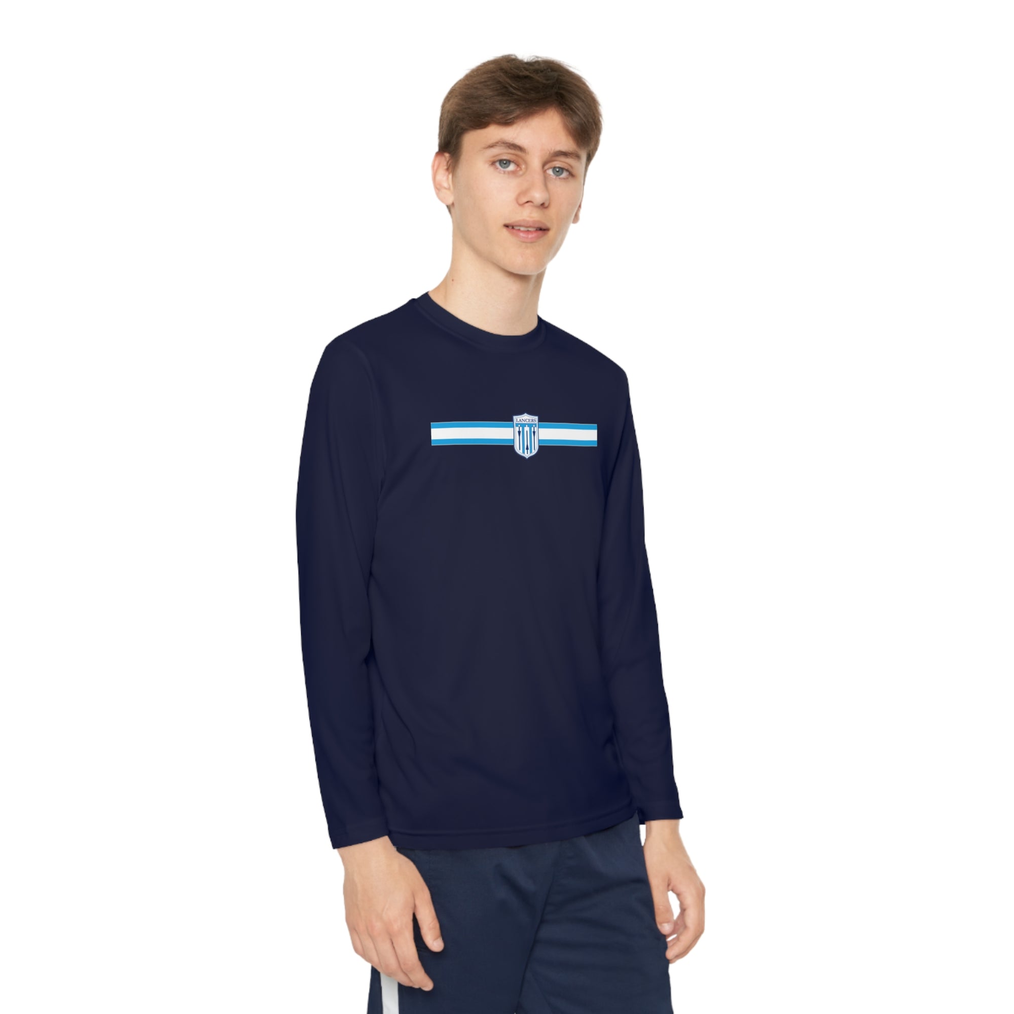 Long Sleeve Lancers Shield Broad logo - YOUTH