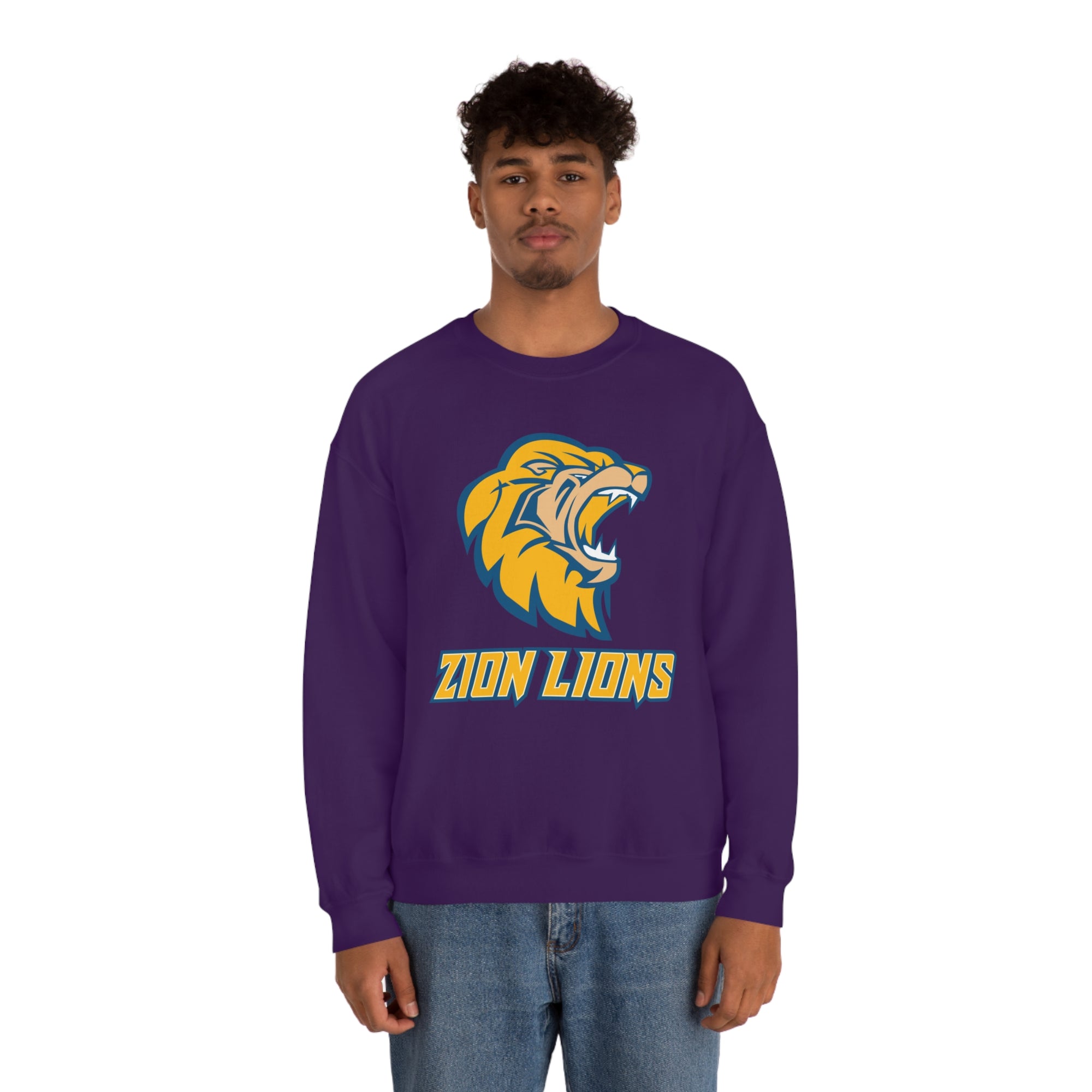 Zion Lions Crewneck Sweatshirts