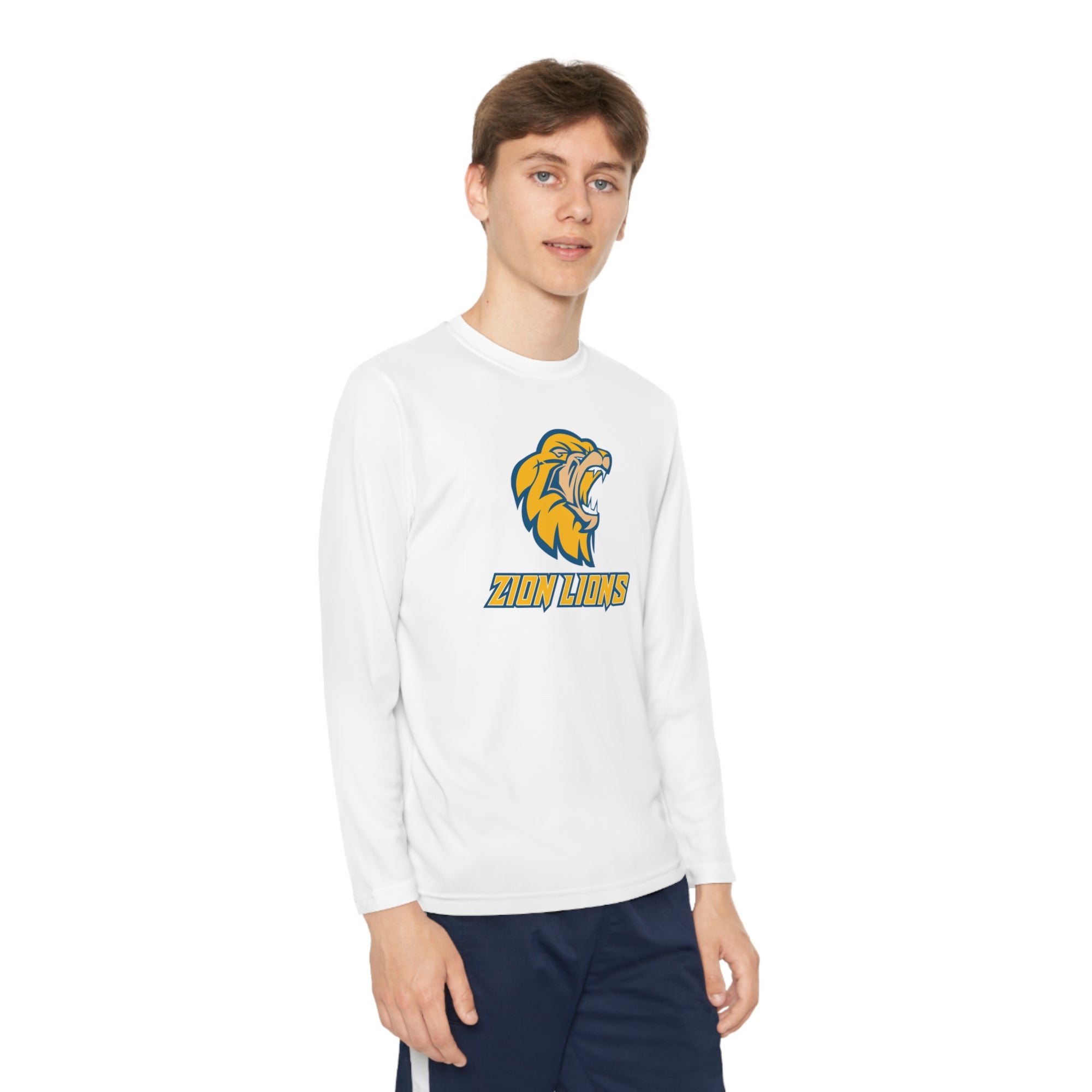 Zion Lions Youth Long Sleeve Competitor Tee - YOUTH