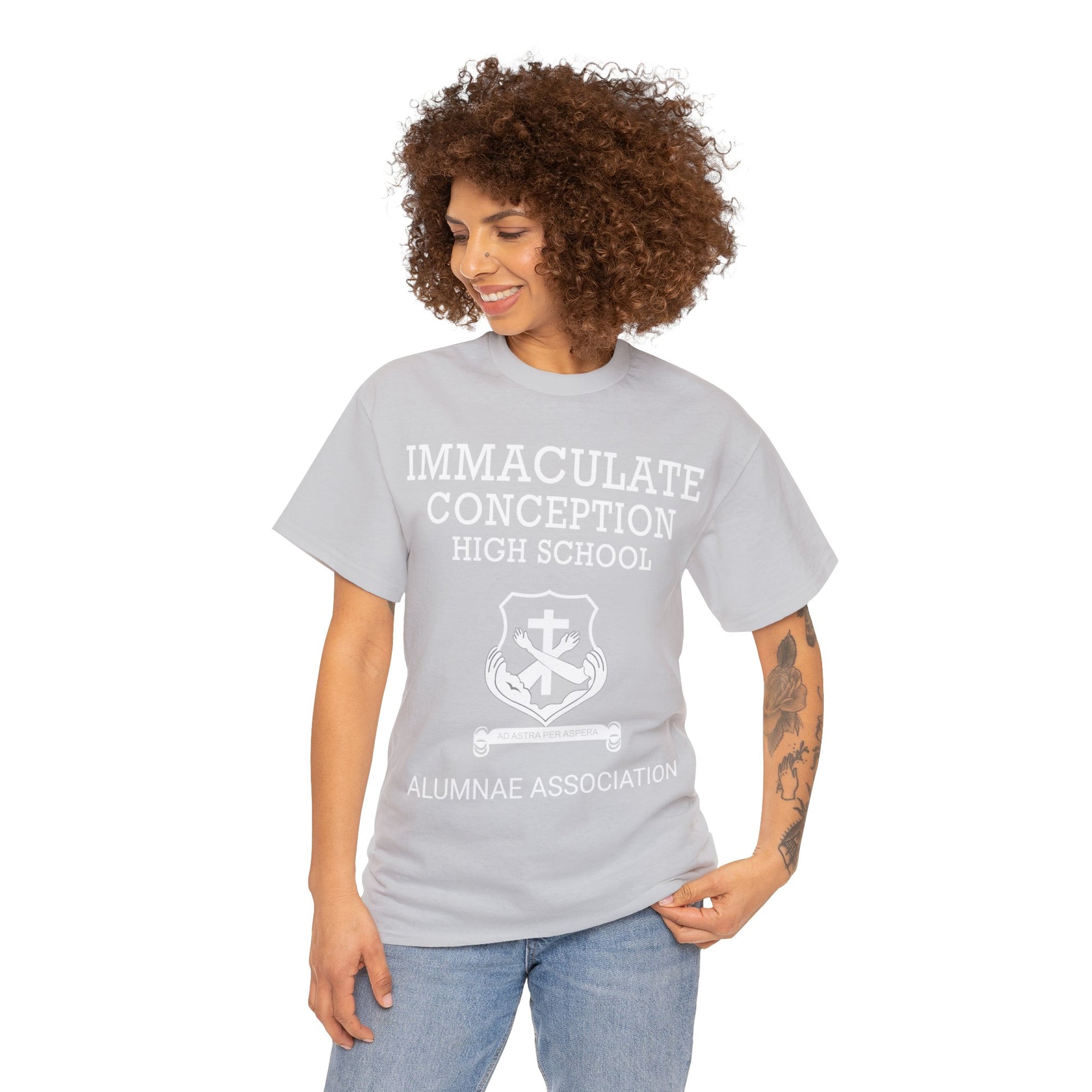 Immaculate Conception High School Alumnae Association Unisex Heavy Cotton Tee