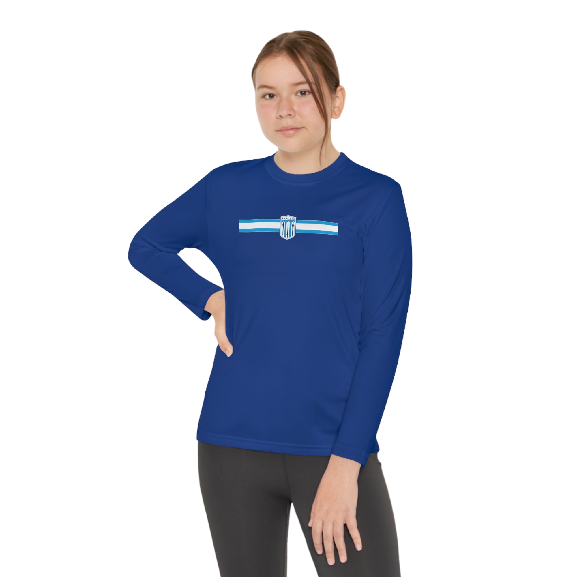 Long Sleeve Lancers Shield Broad logo - YOUTH