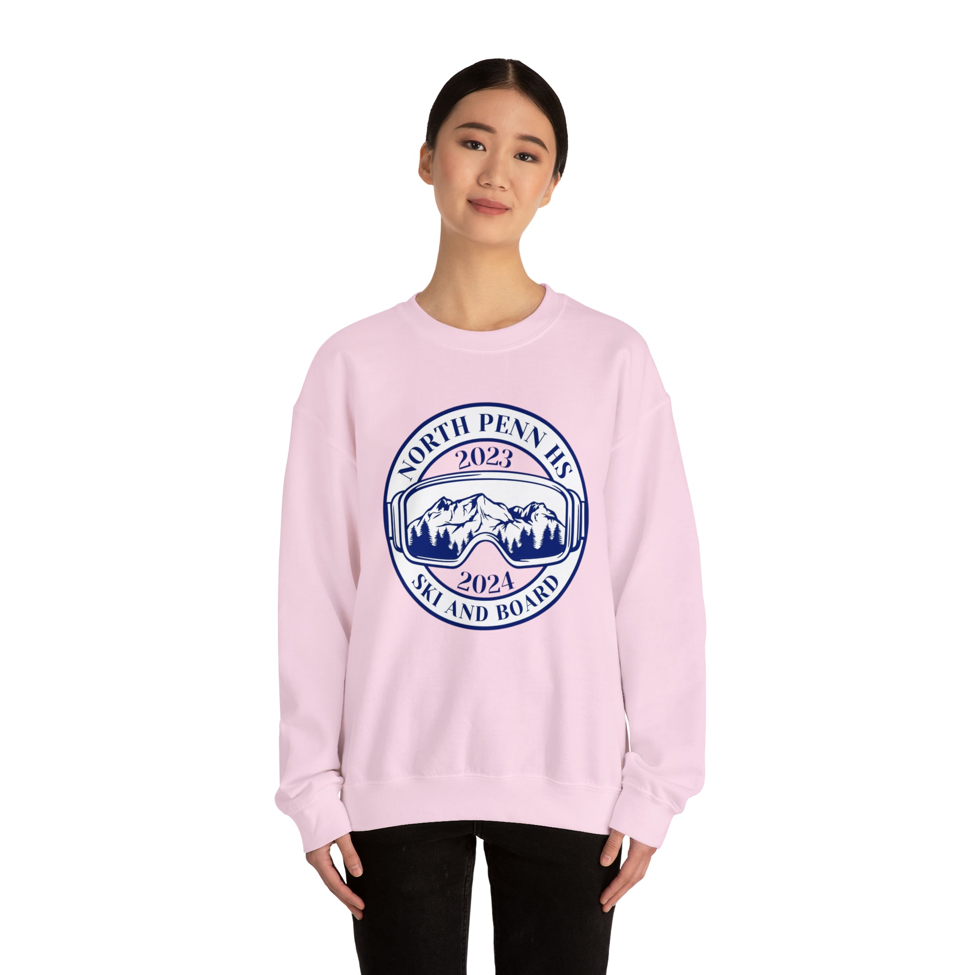 North Penn HS Ski &amp; Board Crewneck Sweatshirts
