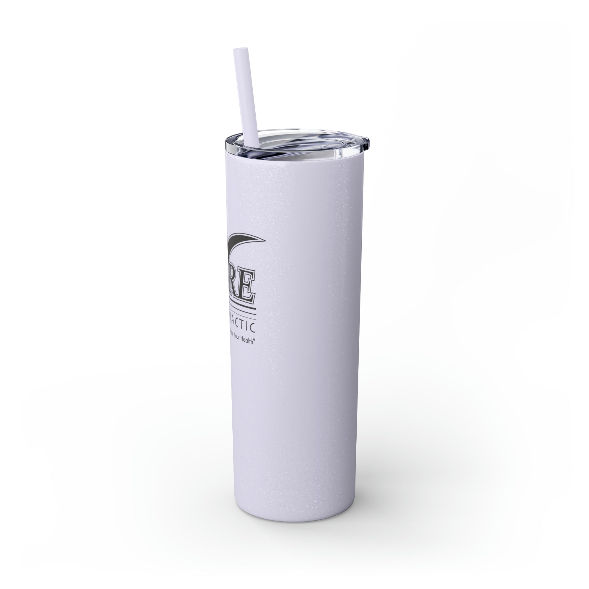Kare Chiropractic Skinny Tumbler with Straw, 20oz