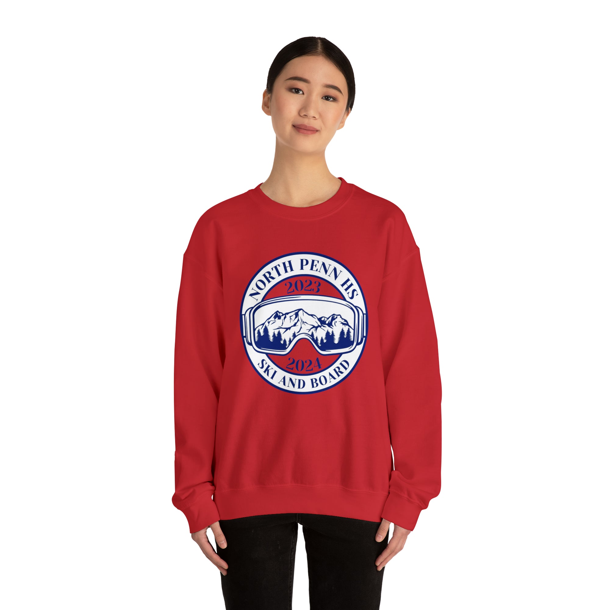 North Penn HS Ski &amp; Board Crewneck Sweatshirts