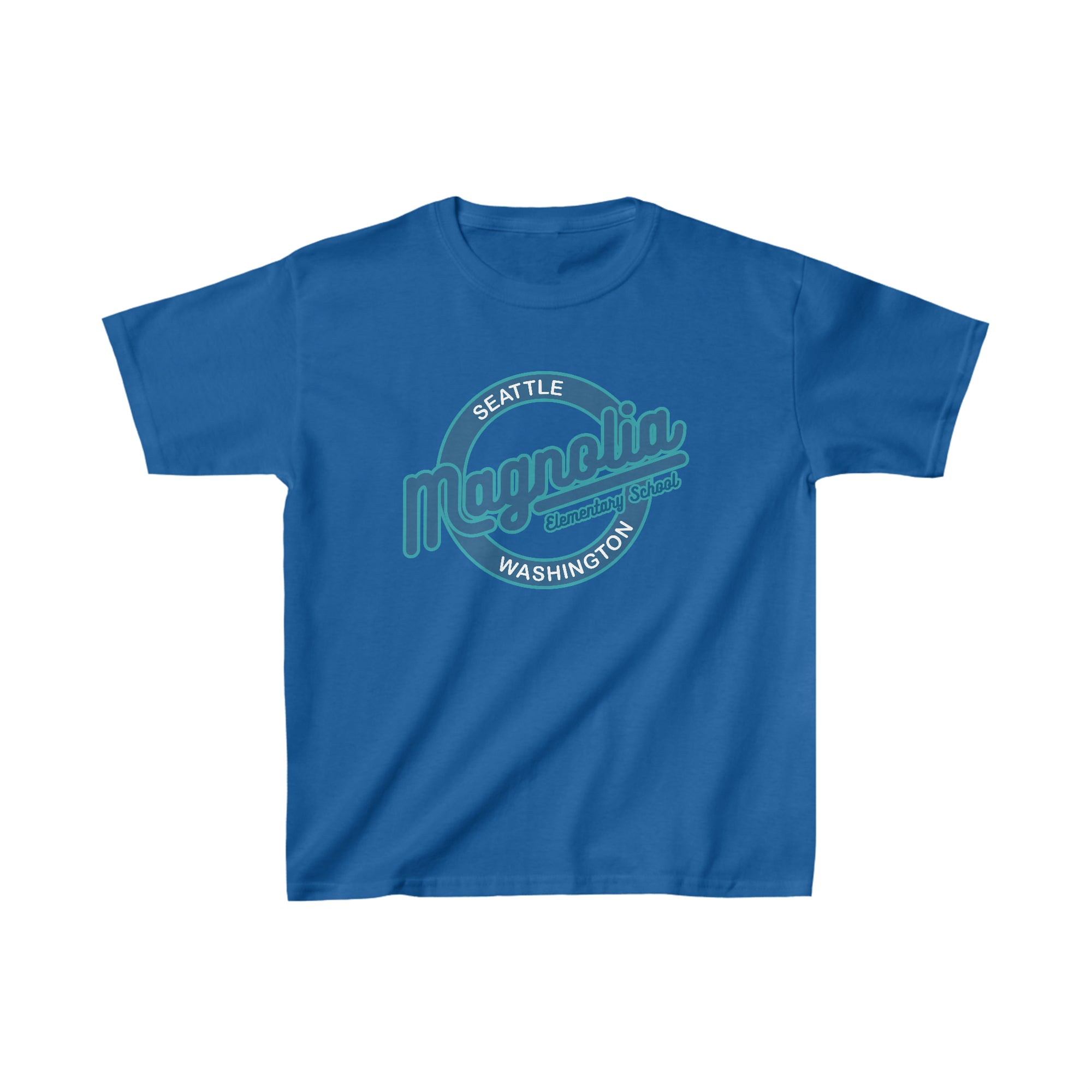 Kids Magnolia Elementary School stretch logo Tee